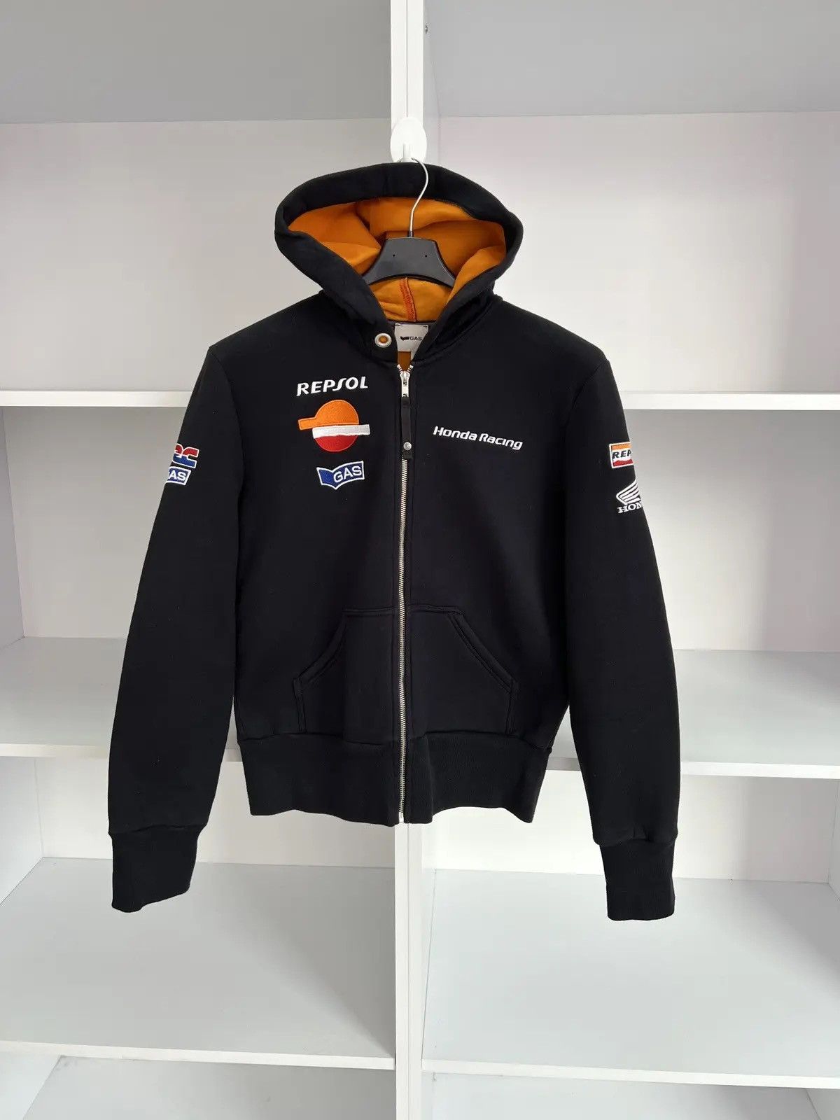 Honda × Vintage Vintage Vintage Racing Honda Repsol Big Logo Zip Hoodie Size US S / EU 44-46 / 1 - 2 Thumbnail