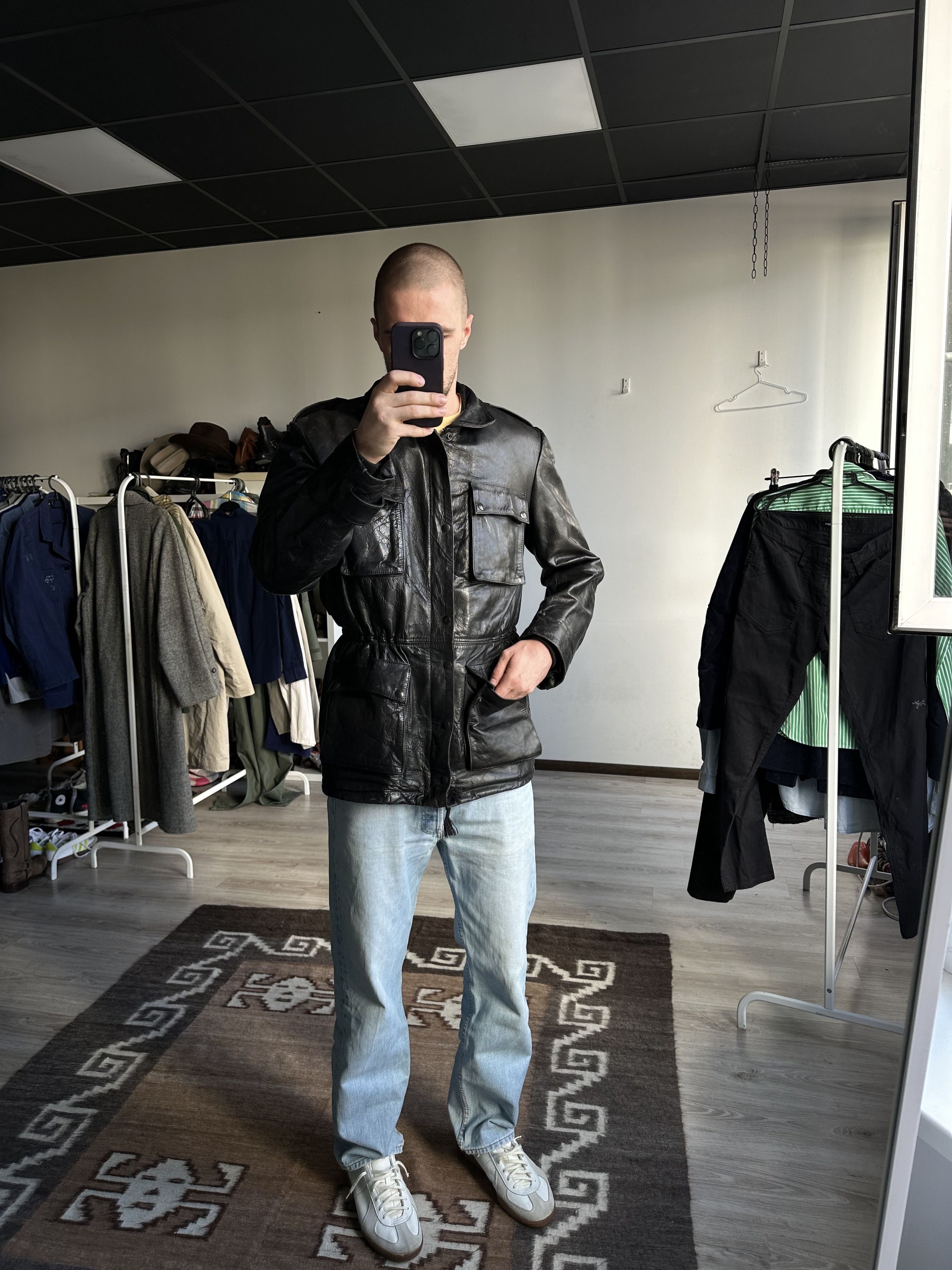 Vintage Richa Vintage Leather Biker Moto Jacket 7558AC Size US L / EU 52-54 / 3 - 3 Thumbnail