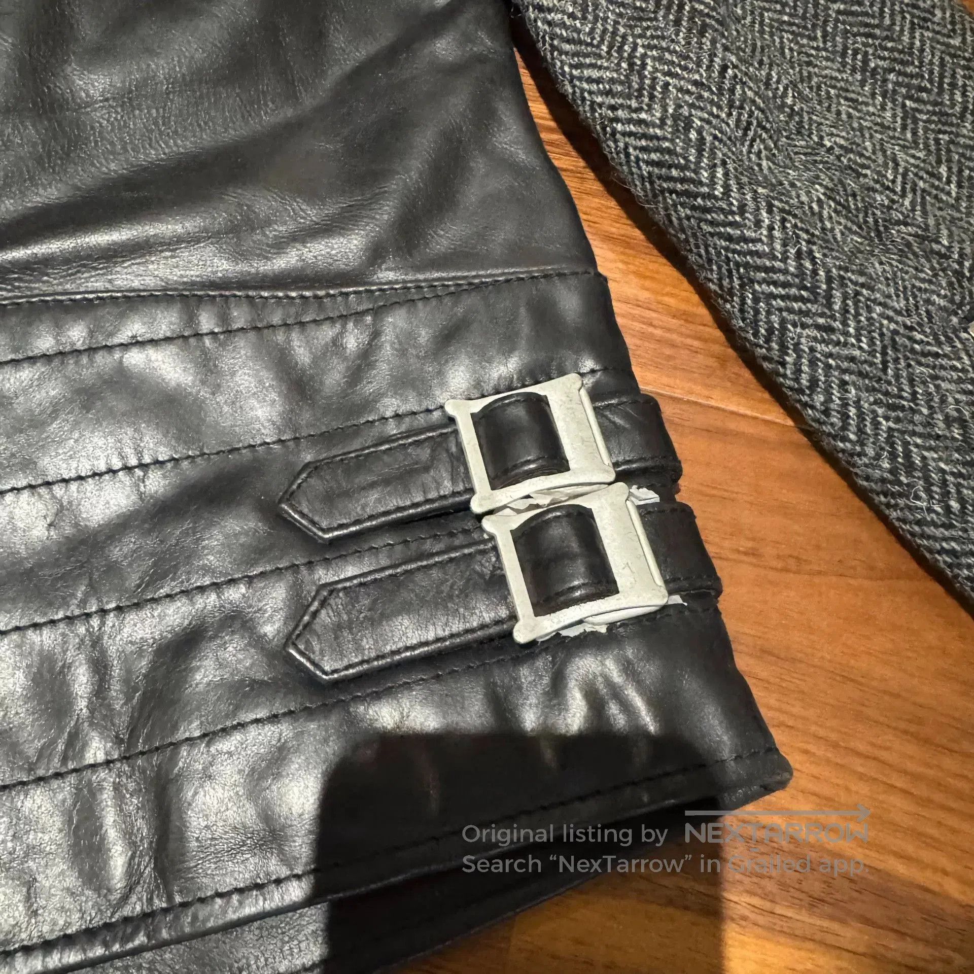 Other nhiz x Harris Tweed Wool Motorcycle Jacket. Size US S / EU 44-46 / 1 - 9 Thumbnail