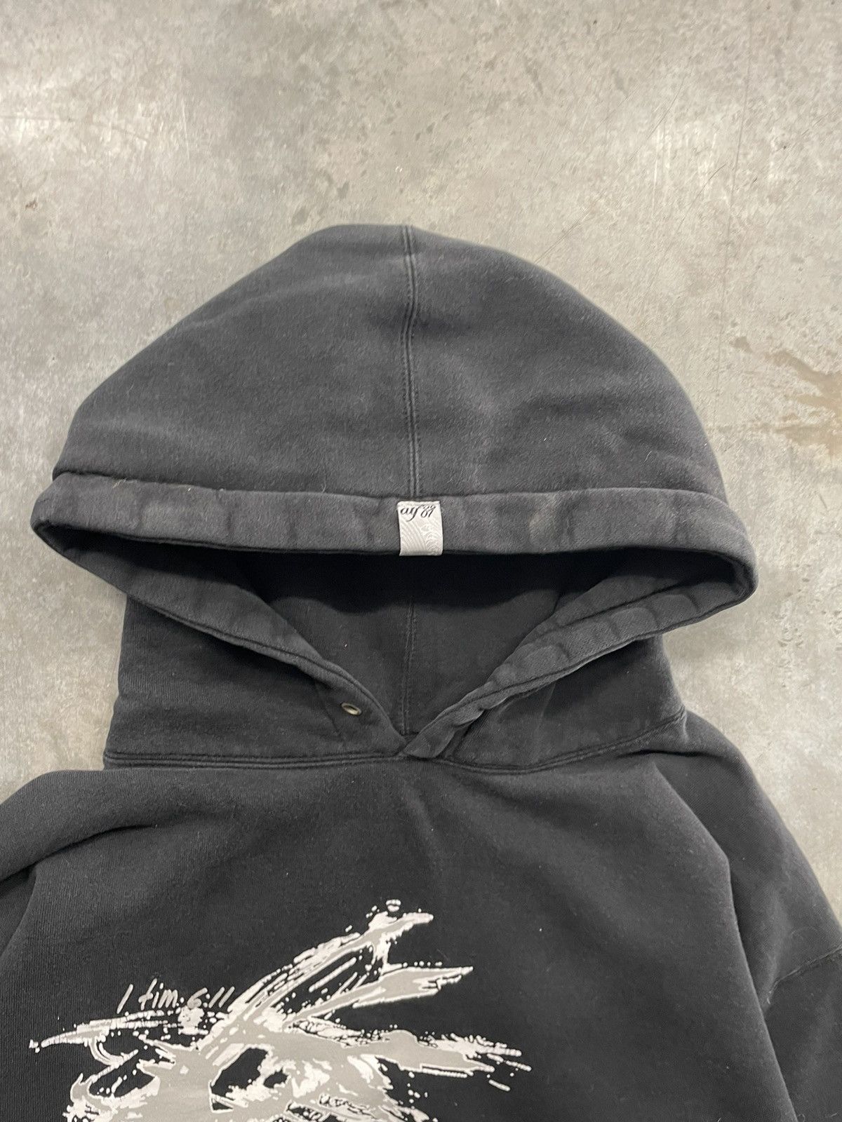 Vintage Vintage Y2K Pursue Righteousness Jesus Hoodie Size US M / EU 48-50 / 2 - 3 Thumbnail