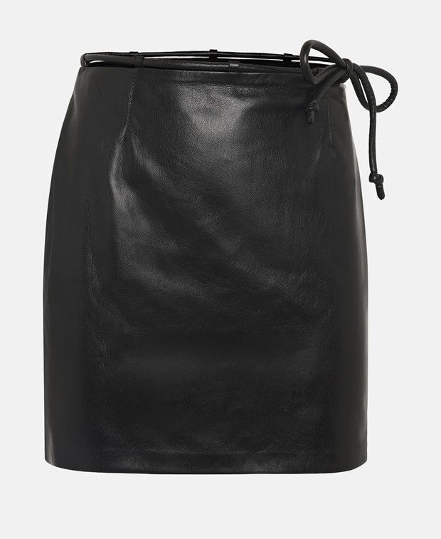 Nanushka Leather-look miniskirt Size 24" / US 00 / IT 34 - 1 Thumbnail