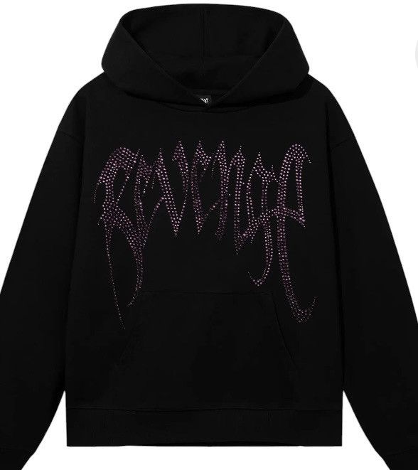 Revenge X Heartbreak bejeweled hoodie purple Size US M / EU 48-50 / 2 - 2 Thumbnail
