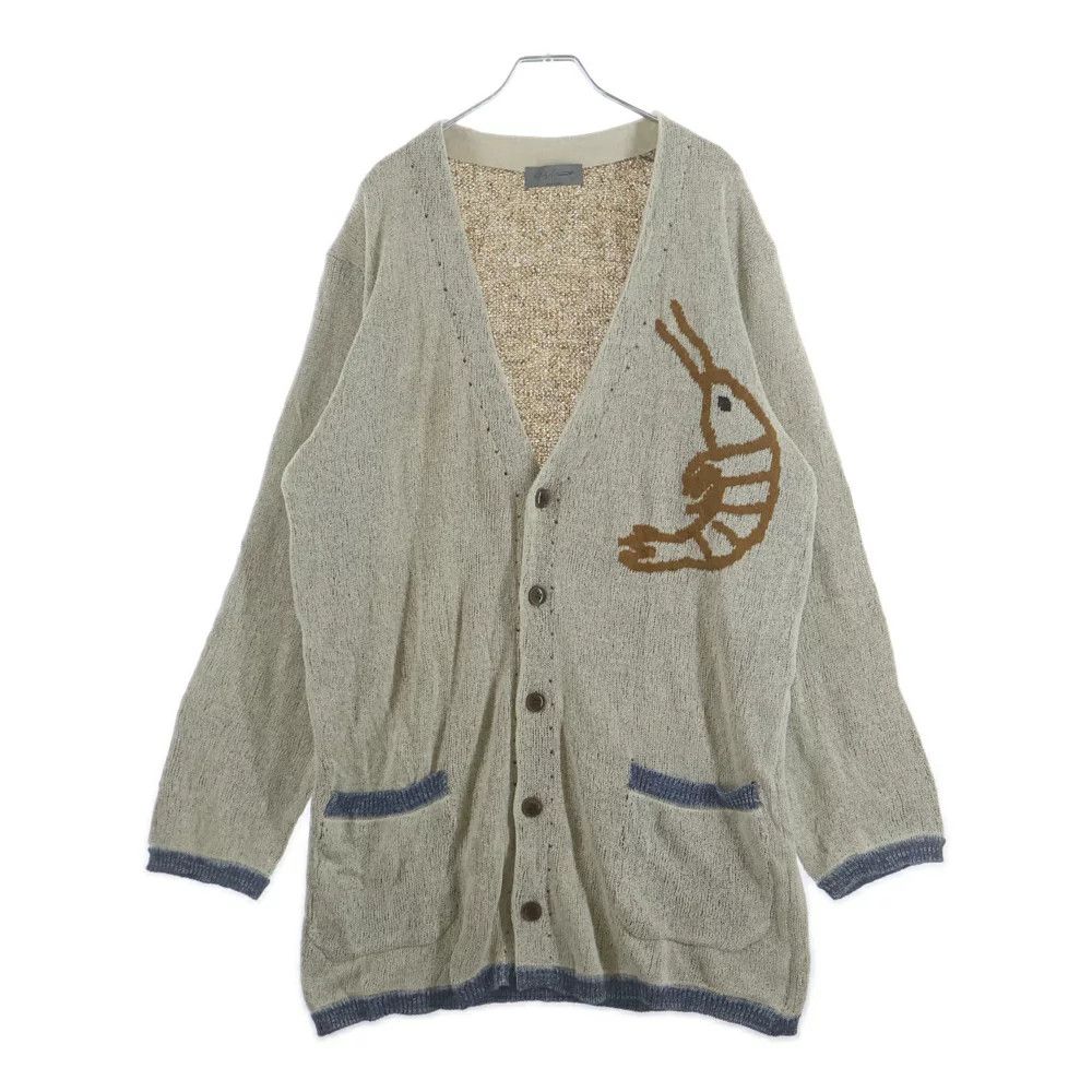 Yohji Yamamoto Yohji Yamamoto POUR HOMME 22ss designed white knit cardigan Size US L / EU 52-54 / 3 - 1 Thumbnail