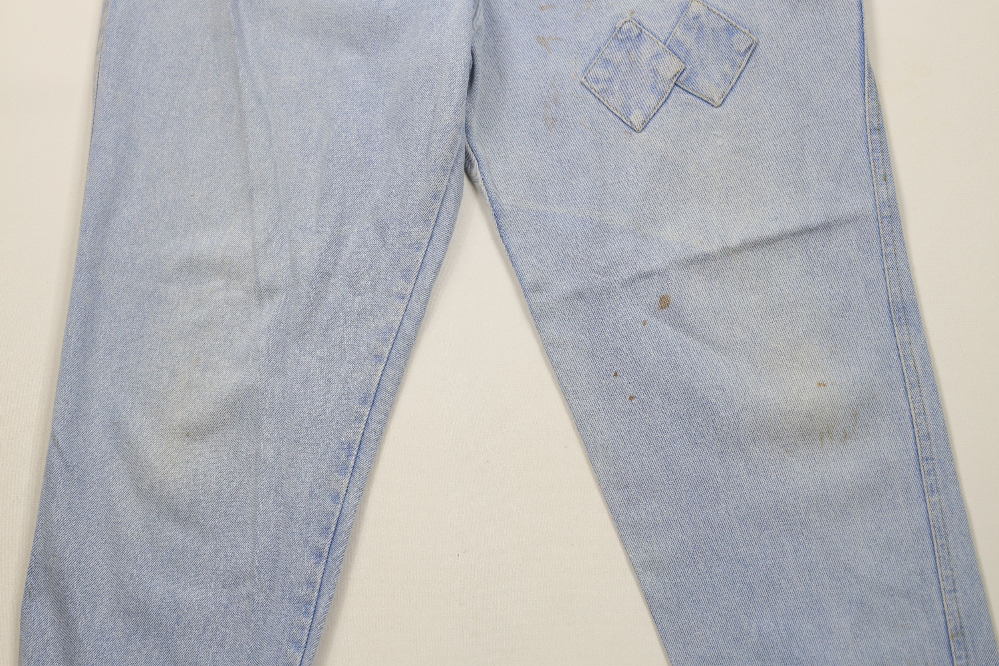 Vintage Vintage 80s 90s Streetwear Diamond Patch Cuffed Denim Jeans Size 30" / US 8 / IT 44 - 3 Thumbnail