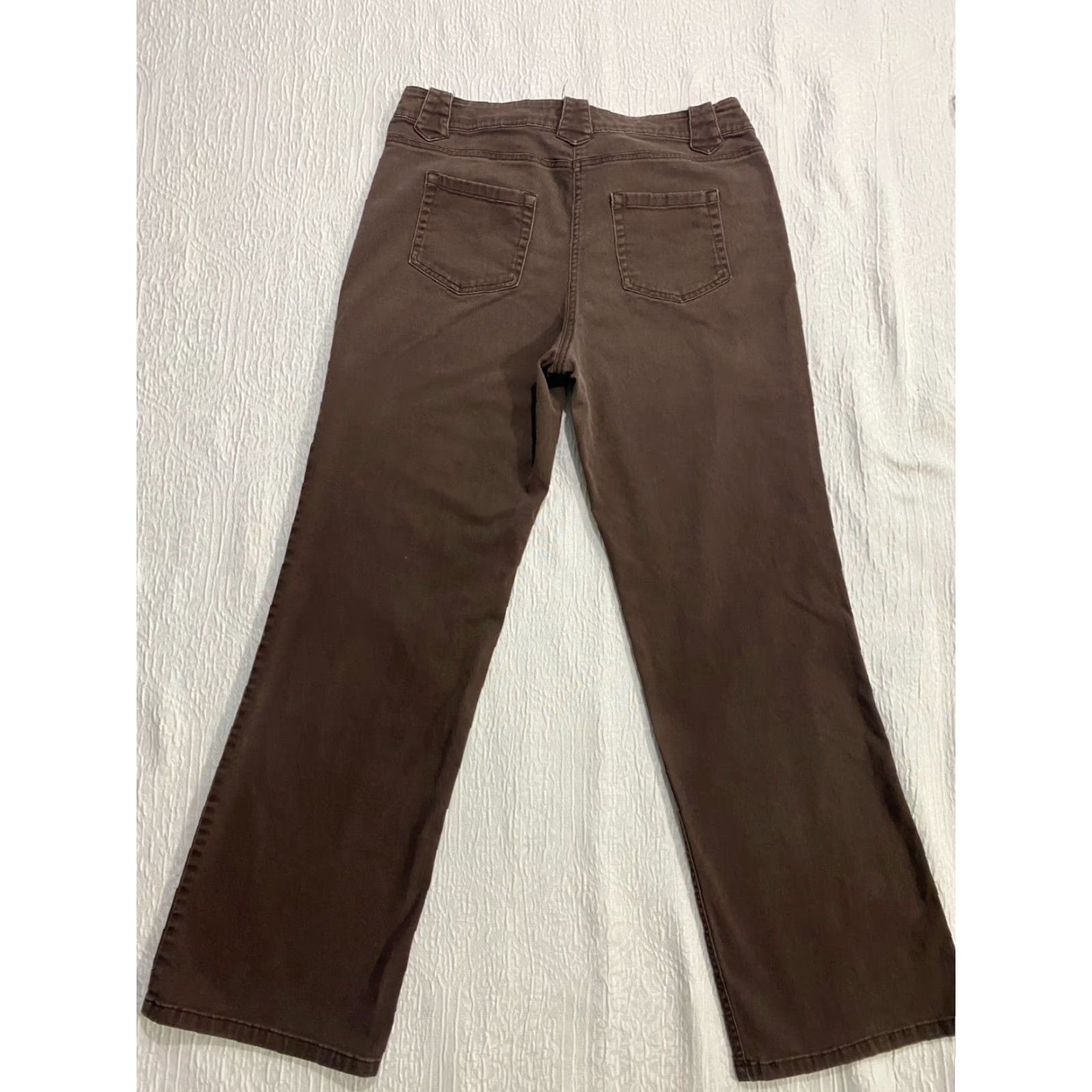 Vintage Dressbarn Pants Womens Size 12 Brown Size 34" / US 12 / IT 48 - 2 Thumbnail
