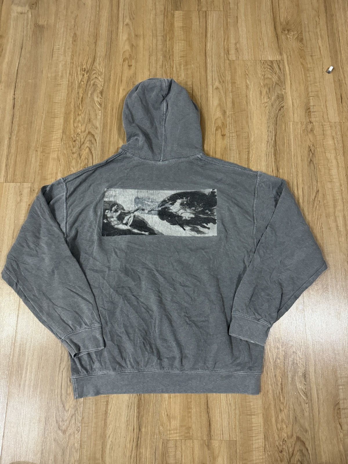 Vintage Michelangelo Adam hoodie Size US M / EU 48-50 / 2 - 2 Thumbnail