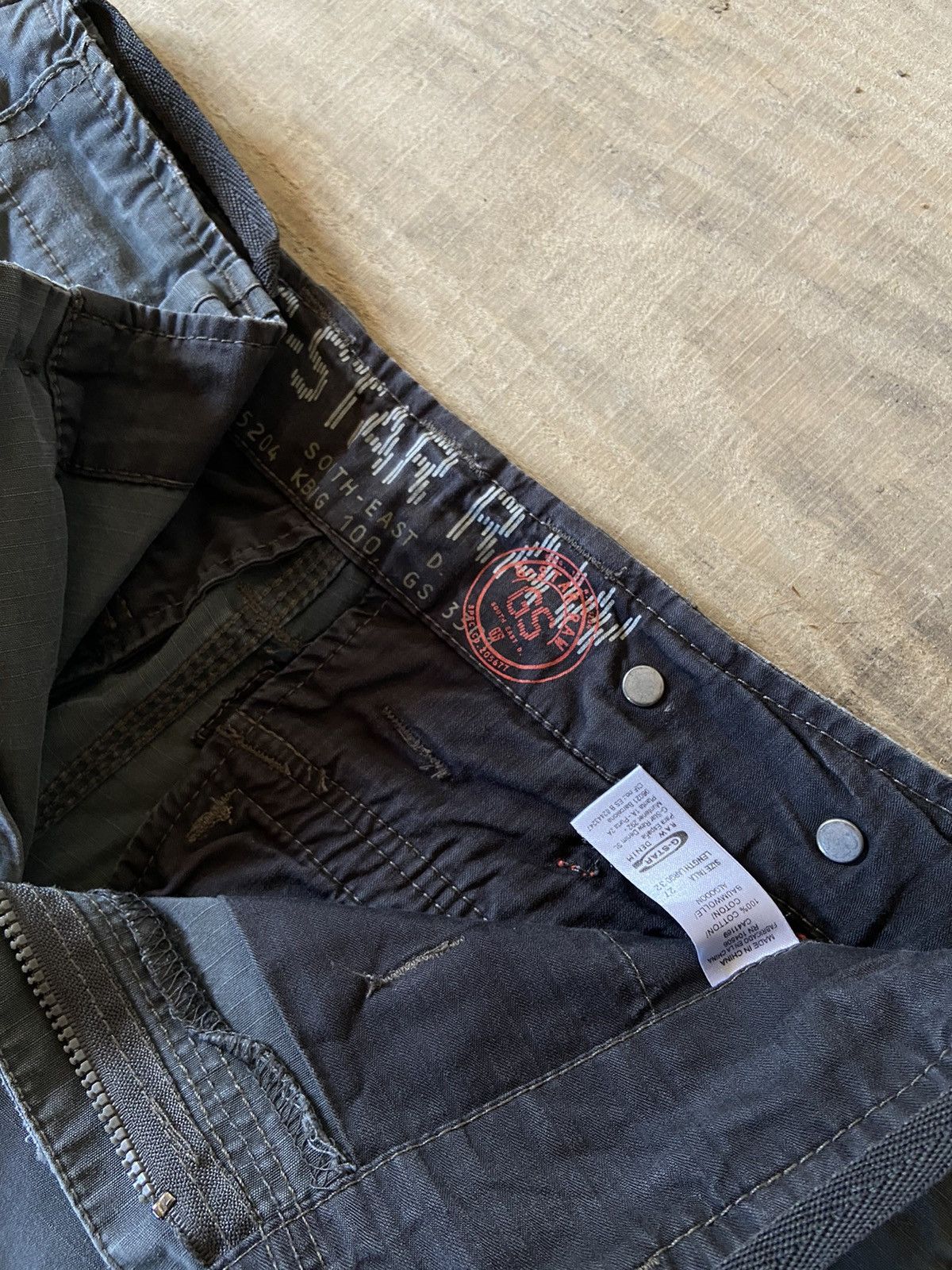 G-Star × Vintage Vintage GstarRaw y2k cargo pants Size US 32 / EU 48 - 6 Thumbnail