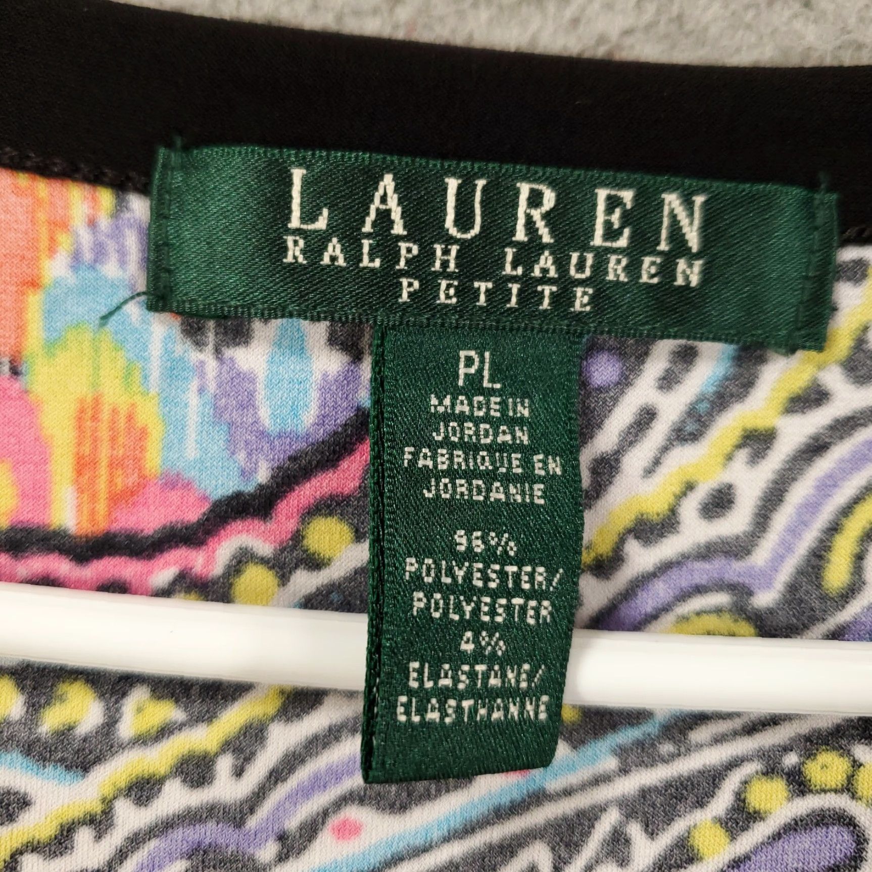 Ralph Lauren Lauren Ralph Lauren Top Womens Petite Large Multicolor Paisley LRL Pullover PL Size L / US 10 / IT 46 - 5 Thumbnail