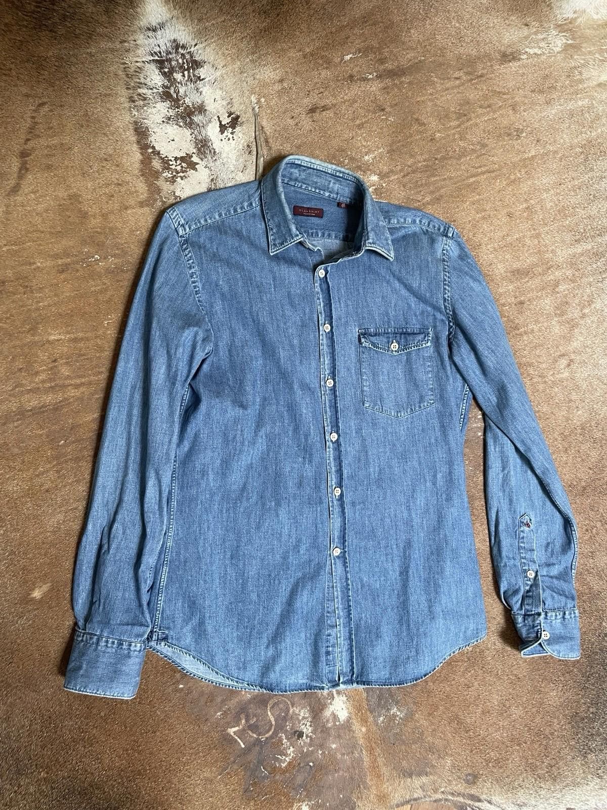 Slowear Glanshirt Slowear Denim Shirt Size US M / EU 48-50 / 2 - 1 Thumbnail