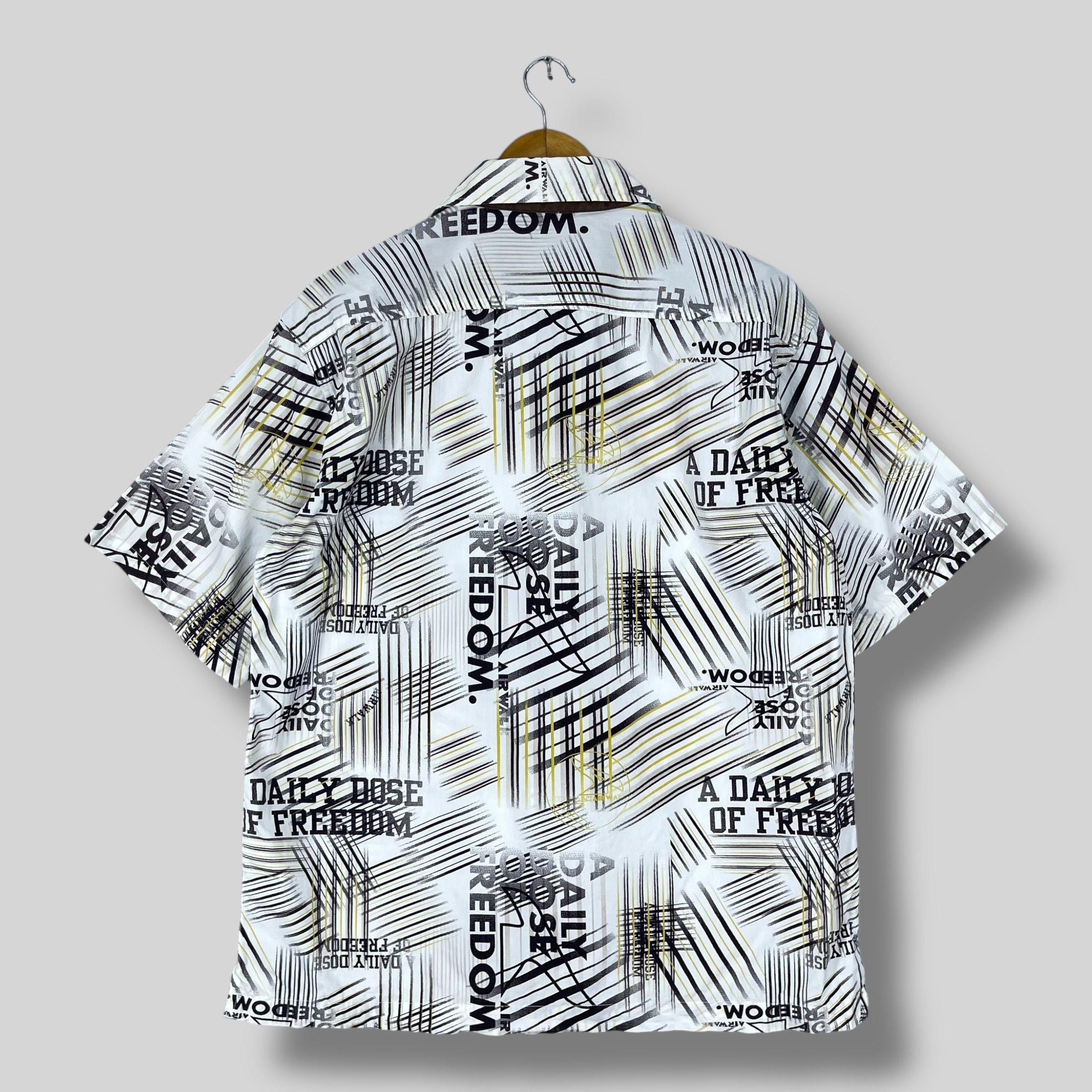 Airwalk Vintage Y2K AIRWALK Abstract Pattern Printed Shirt Size US M / EU 48-50 / 2 - 7 Thumbnail