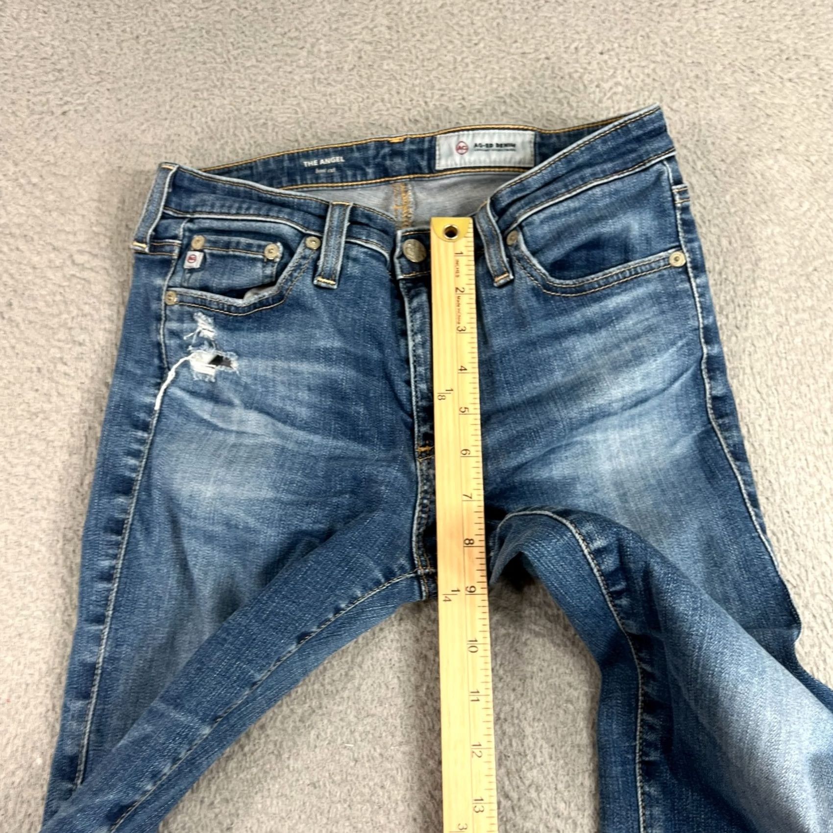 Vintage VINTAGE AG Adriano Goldschmied Jeans Bootcut Low Rise Women 28 Blue Denim 5-Pocket Mens Womens (adjust to end gender if applicable) Size 28" / US 6 / IT 42 - 4 Thumbnail