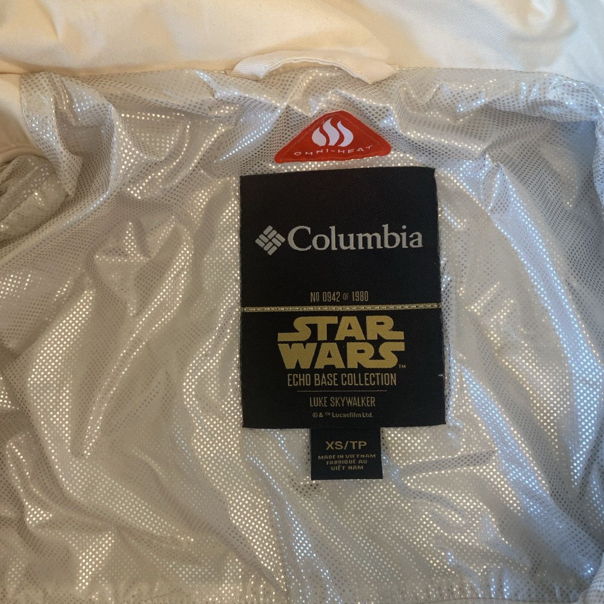 Columbia × Star Wars Star Wars x Columbia Echo Base Luke Jacket XS 1/1980 RARE Size US XS / EU 42 / 0 - 3 Thumbnail