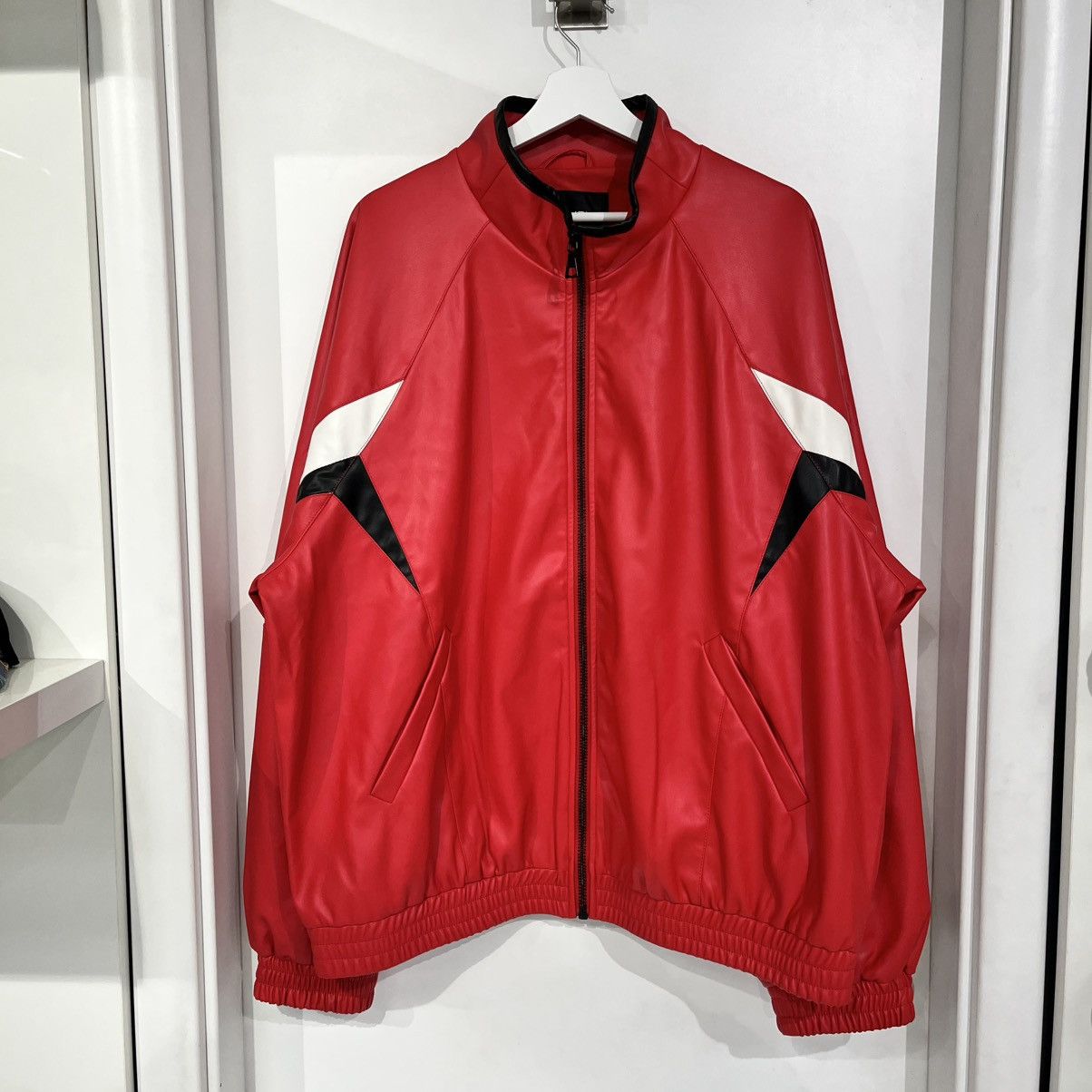 Leather Jacket Red