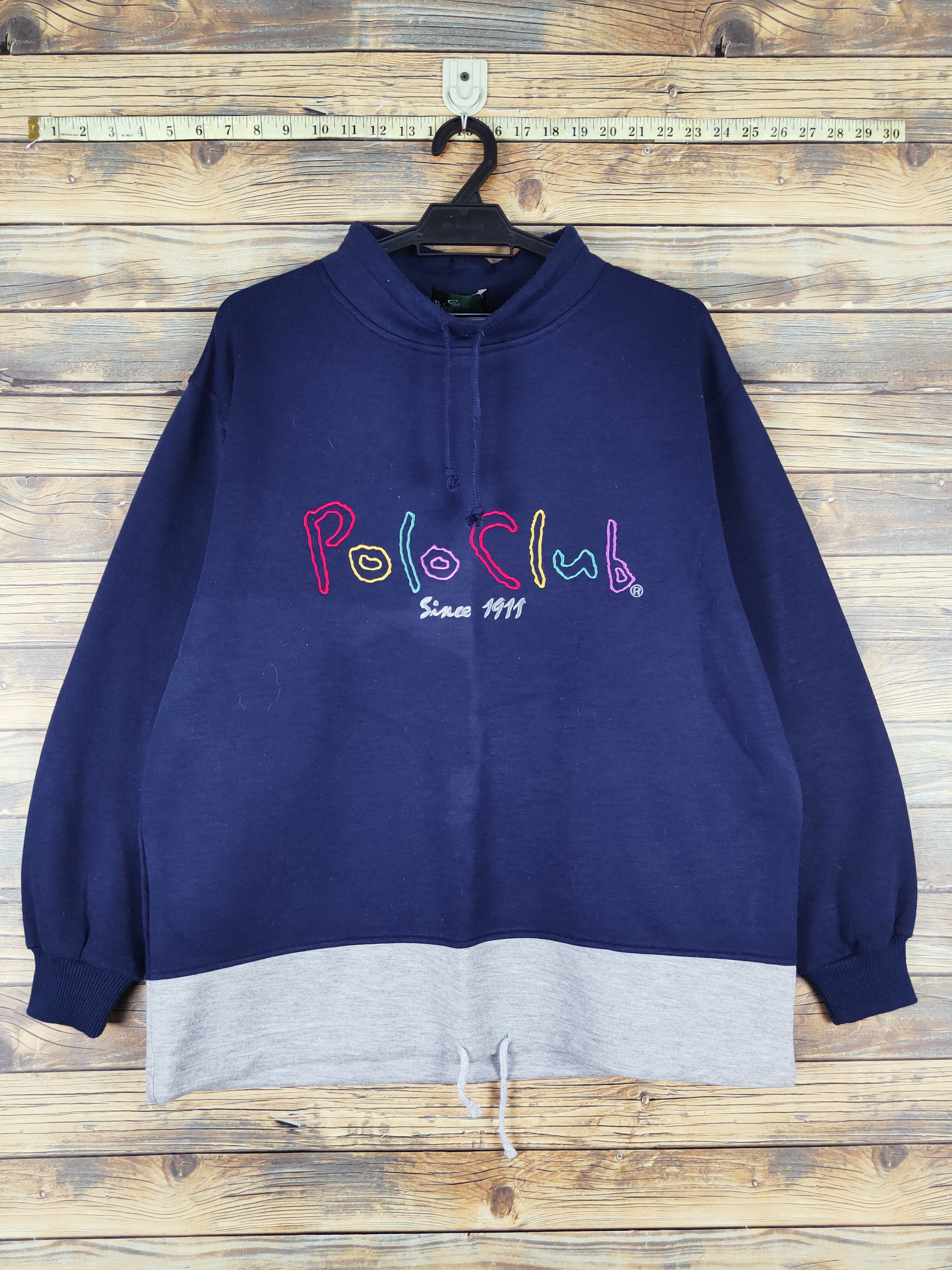 Japanese Brand × Vintage Polo Club Navy Sweatshirts #W1159 Size US XL / EU 56 / 4 - 1 Thumbnail