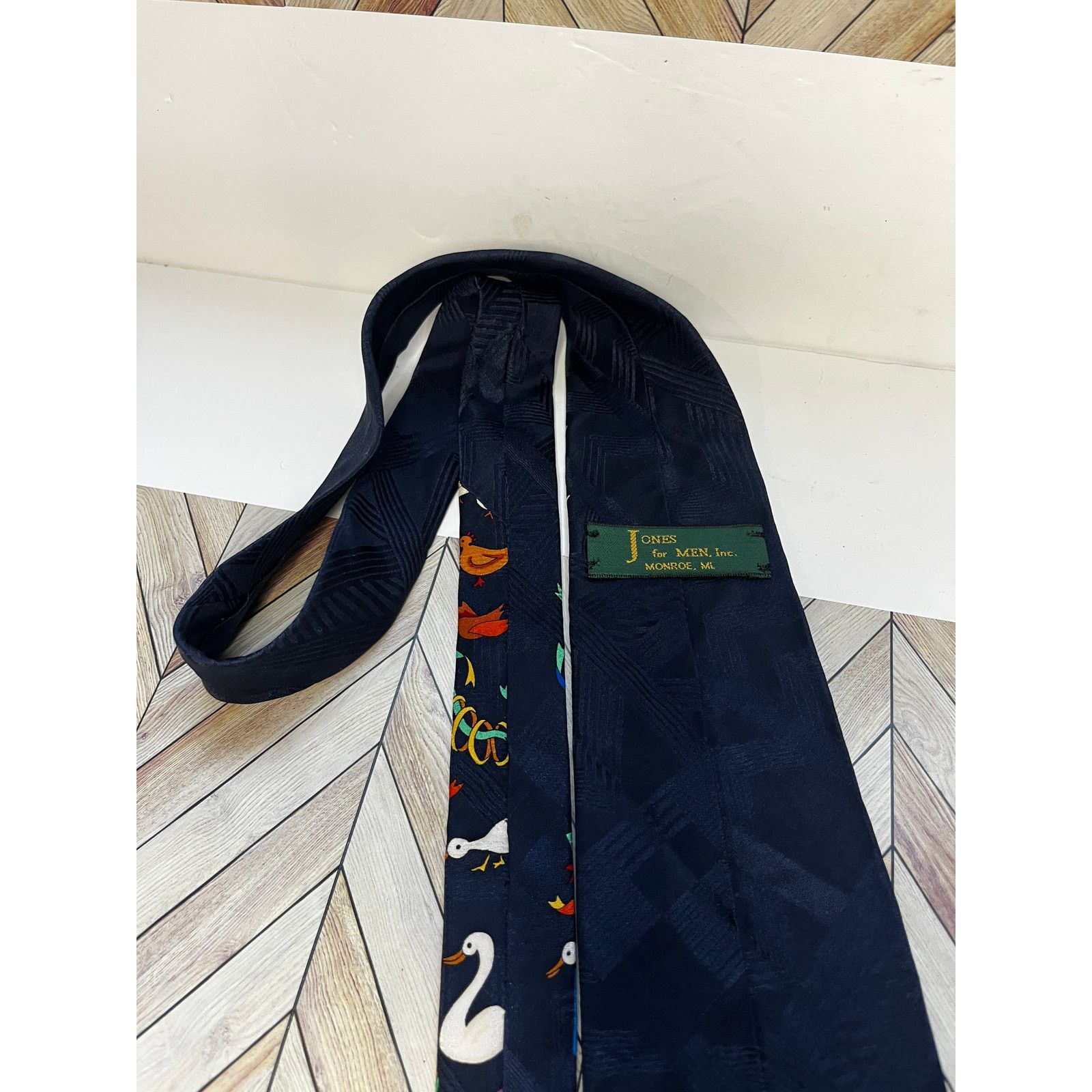 Other Vintage Jones for Men The 12 Days of Christmas Neck Tie Navy Size ONE SIZE - 5 Thumbnail