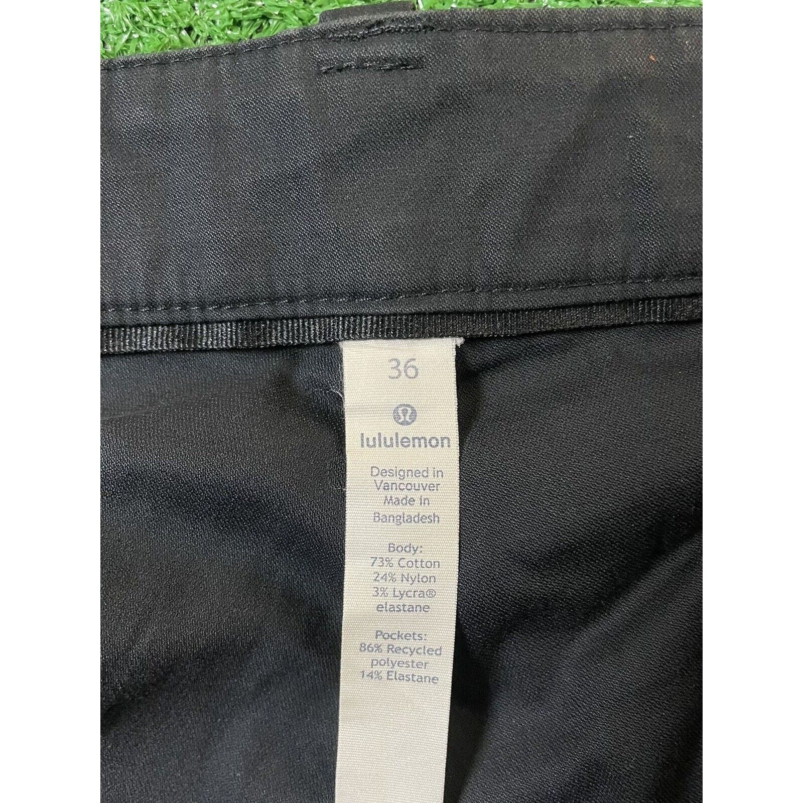 Lululemon Lululemon Mens Activewear Black Large XL 36 Pants Size US 36 / EU 52 - 3 Thumbnail