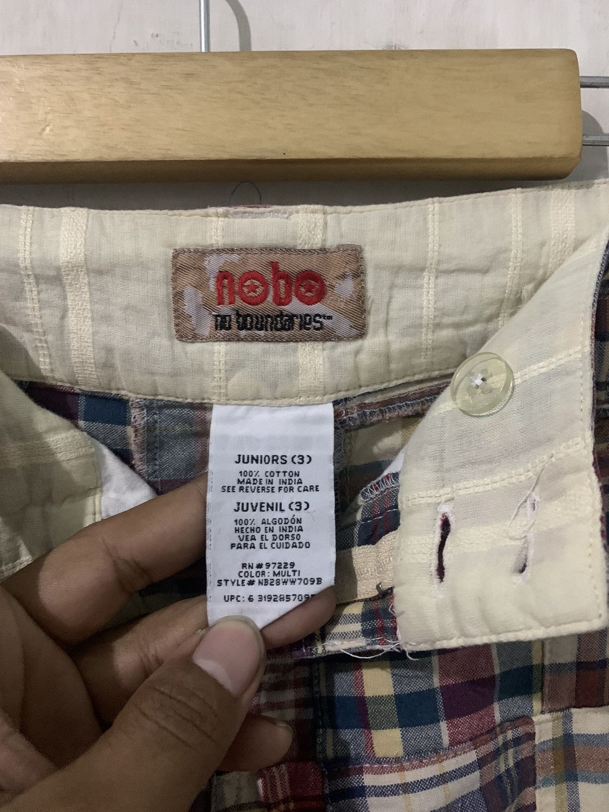 Japanese Brand × Vintage Japanese patchwork shorts Size US 26 / EU 42 - 6 Thumbnail