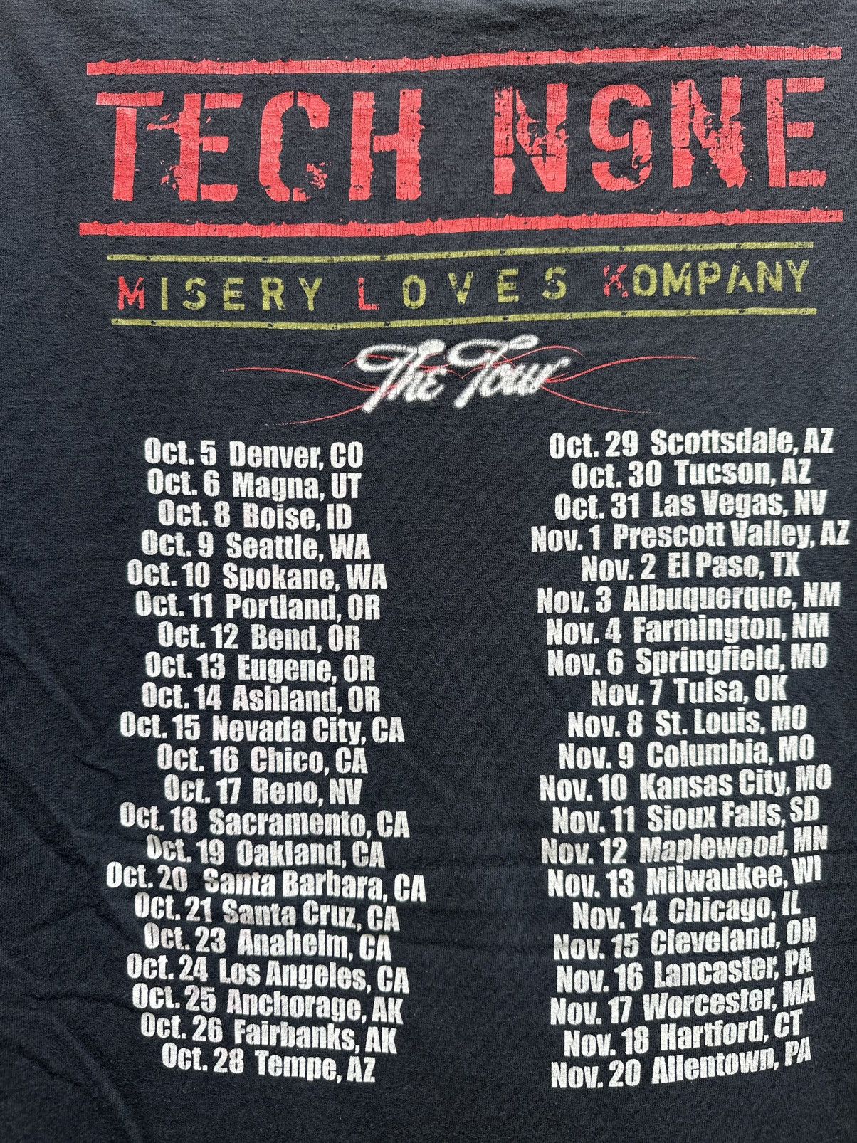 Band Tees Tech N9ne Band Misery Love Kompany Faded Tee Size US S / EU 44-46 / 1 - 7 Thumbnail