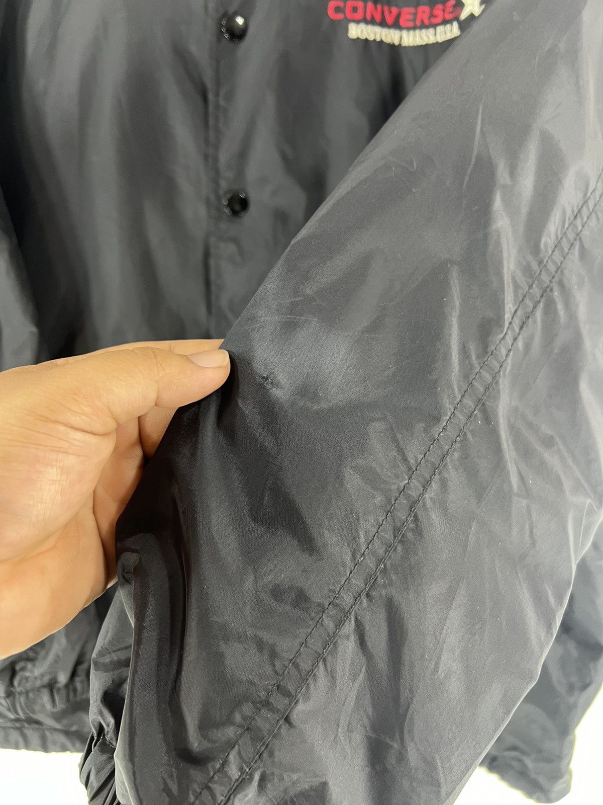 Converse × Vintage Vintage 90's Converse Coach Jacket Size US L / EU 52-54 / 3 - 9 Thumbnail