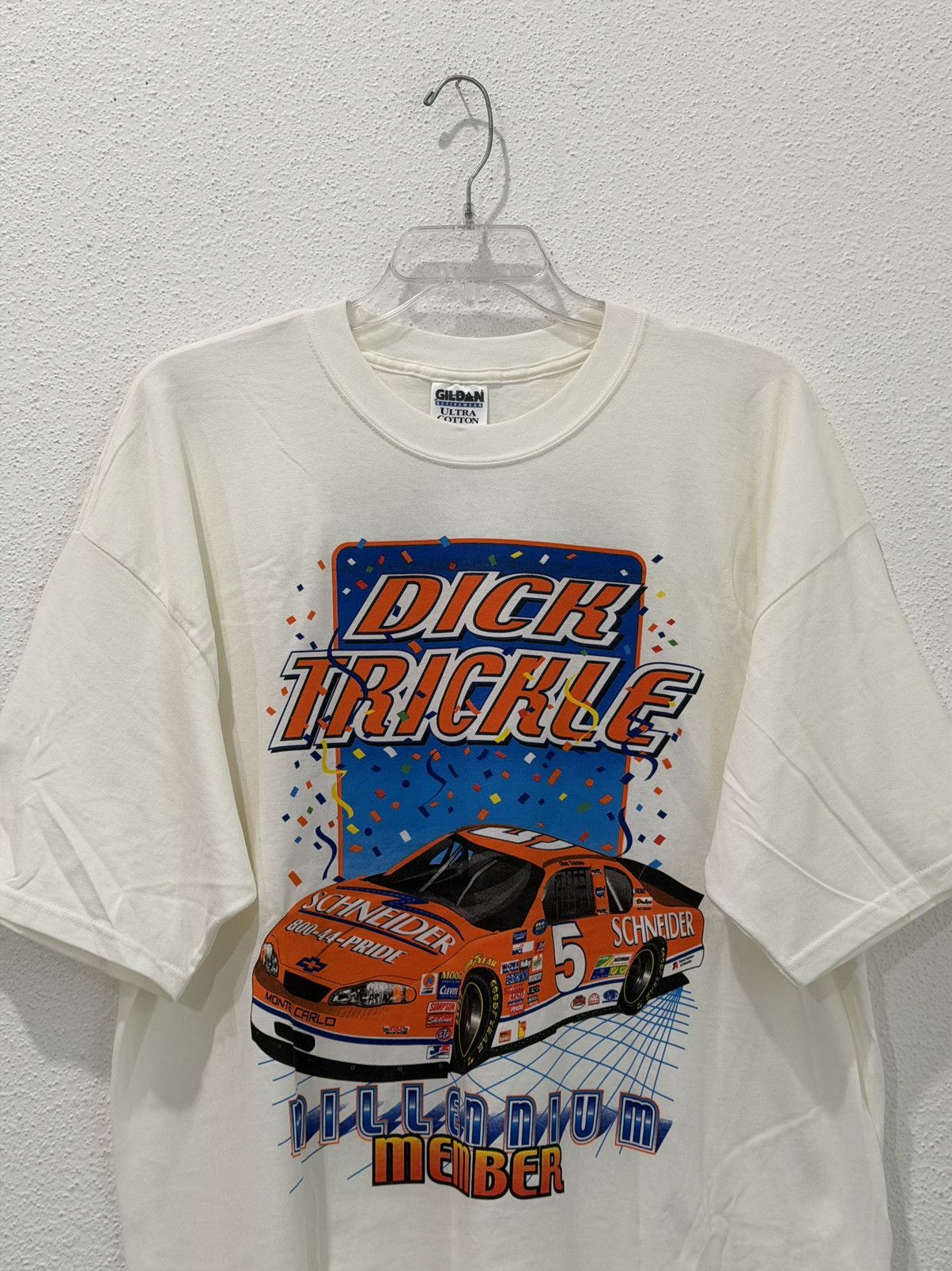 NASCAR Vintage 90s Dick Trickle Fan Club Tee Shirt Deadstock XXL Size US XXL / EU 58 / 5 - 2 Thumbnail