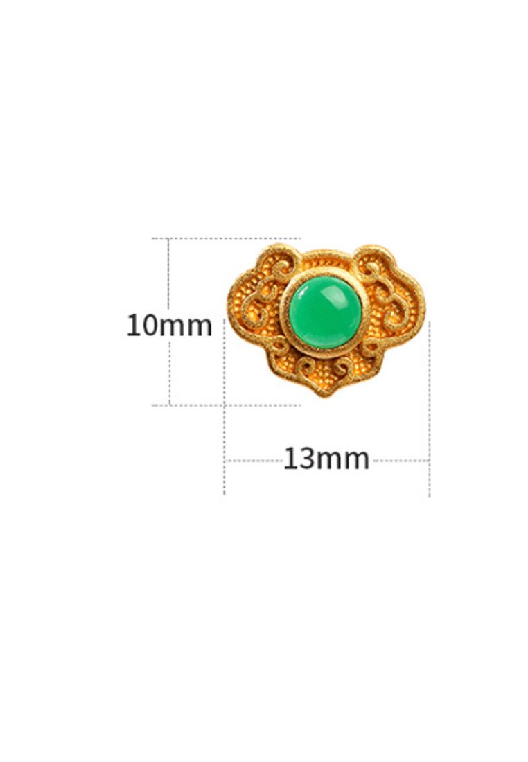 Other Chinese Style Imitation Hetian Jade Earrings Size ONE SIZE - 4 Thumbnail