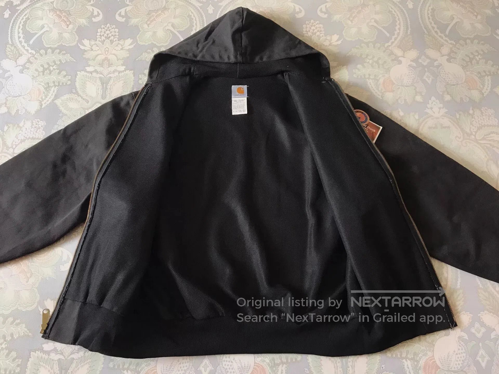 Carhartt Carhartt J03 Black XL Hooded Jacket. Size US XL / EU 56 / 4 - 3 Thumbnail