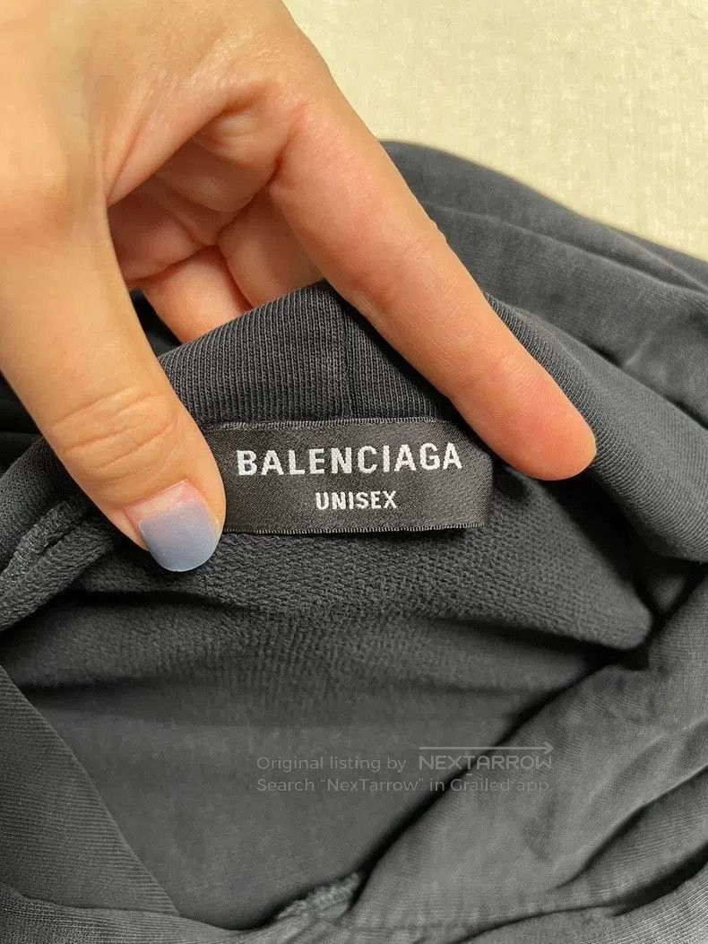Balenciaga Balenciaga Logo Print Oversized Hoodie. Size US M / EU 48-50 / 2 - 3 Thumbnail