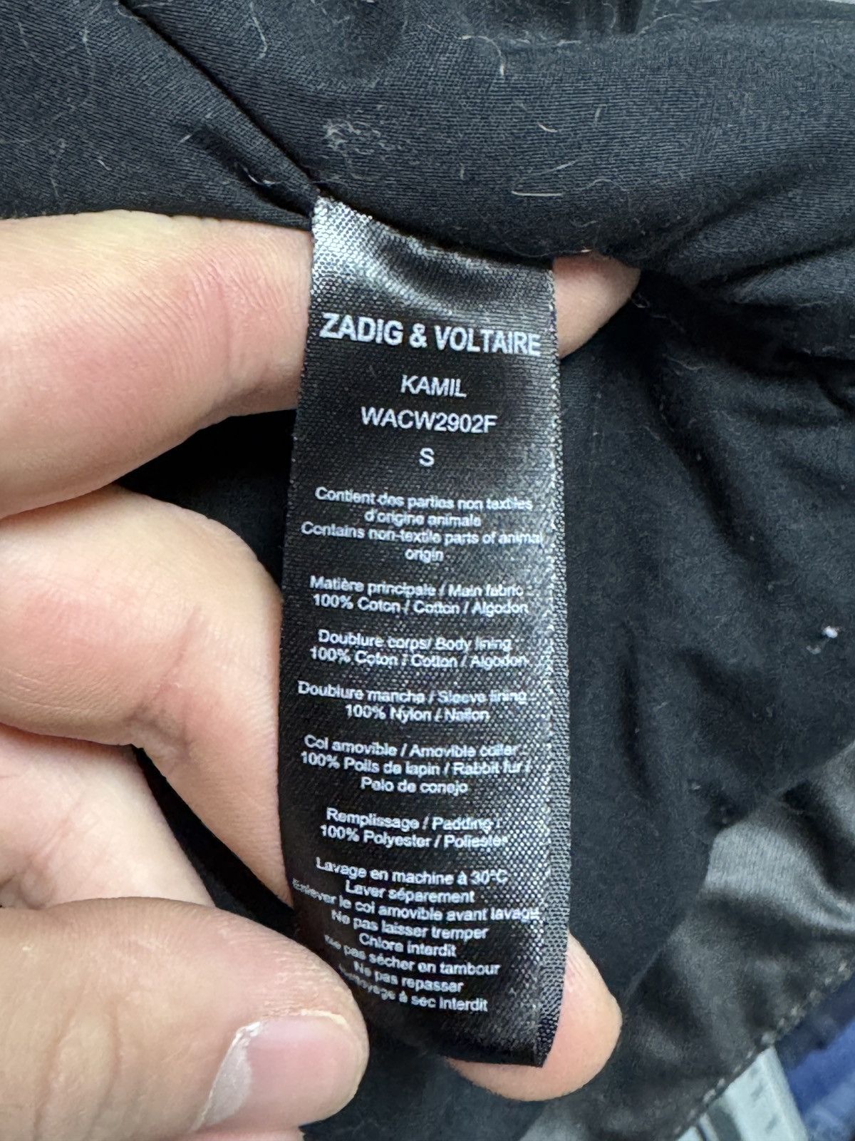 Zadig & Voltaire RRP 500$ Zadig & Voltaire Kamil Fur Biker Womens Jacket Size S / US 4 / IT 40 - 16 Thumbnail