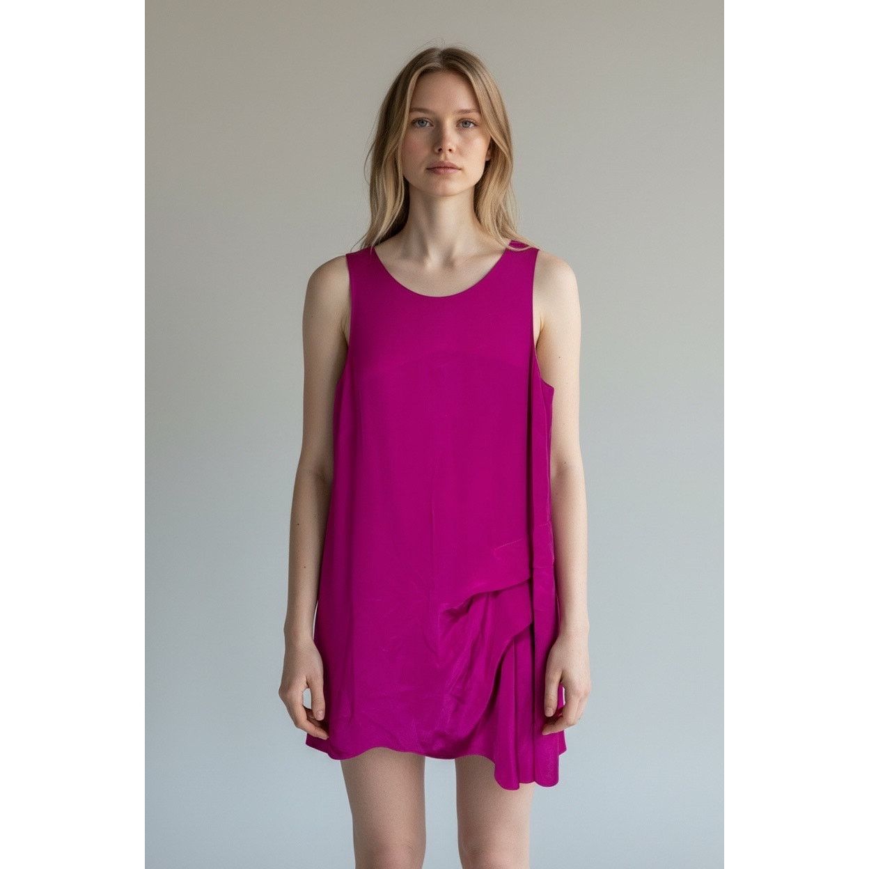 Kenzo Kenzo Silk Draped Sleeveless Tunic size 38FR/6 US Size M / US 6-8 / IT 42-44 - 2 Thumbnail