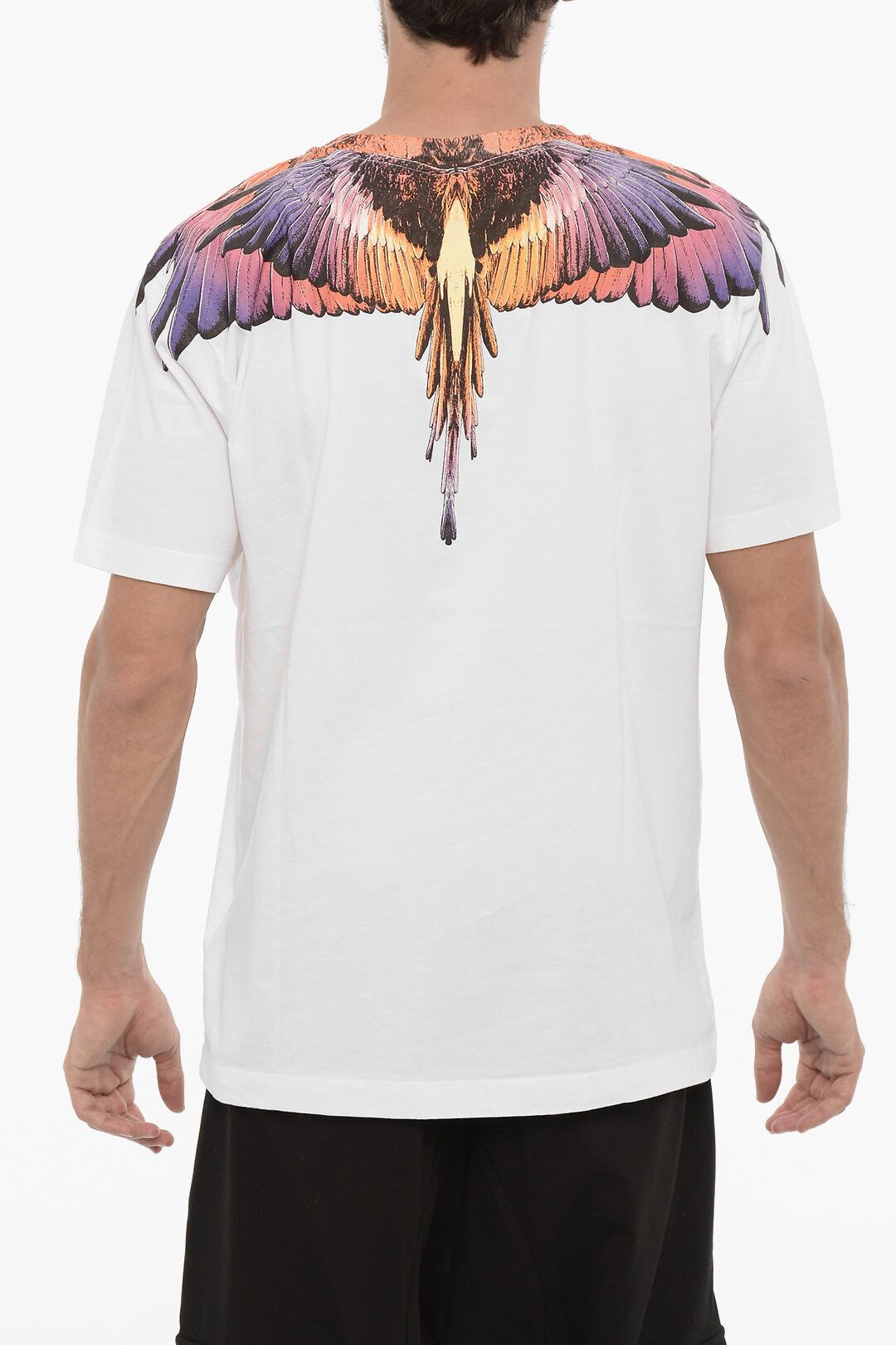 Marcelo Burlon og1mm0824 Crewneck T-Shirt in White Size US XXS / EU 40 - 2 Thumbnail