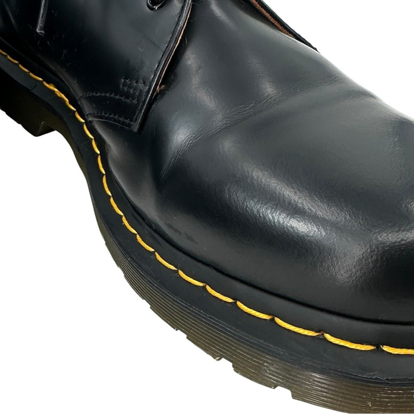 Dr. Martens 1461 Black Smooth Leather Classic Derby Oxford Shoes Size US 11 / EU 44 - 6 Thumbnail