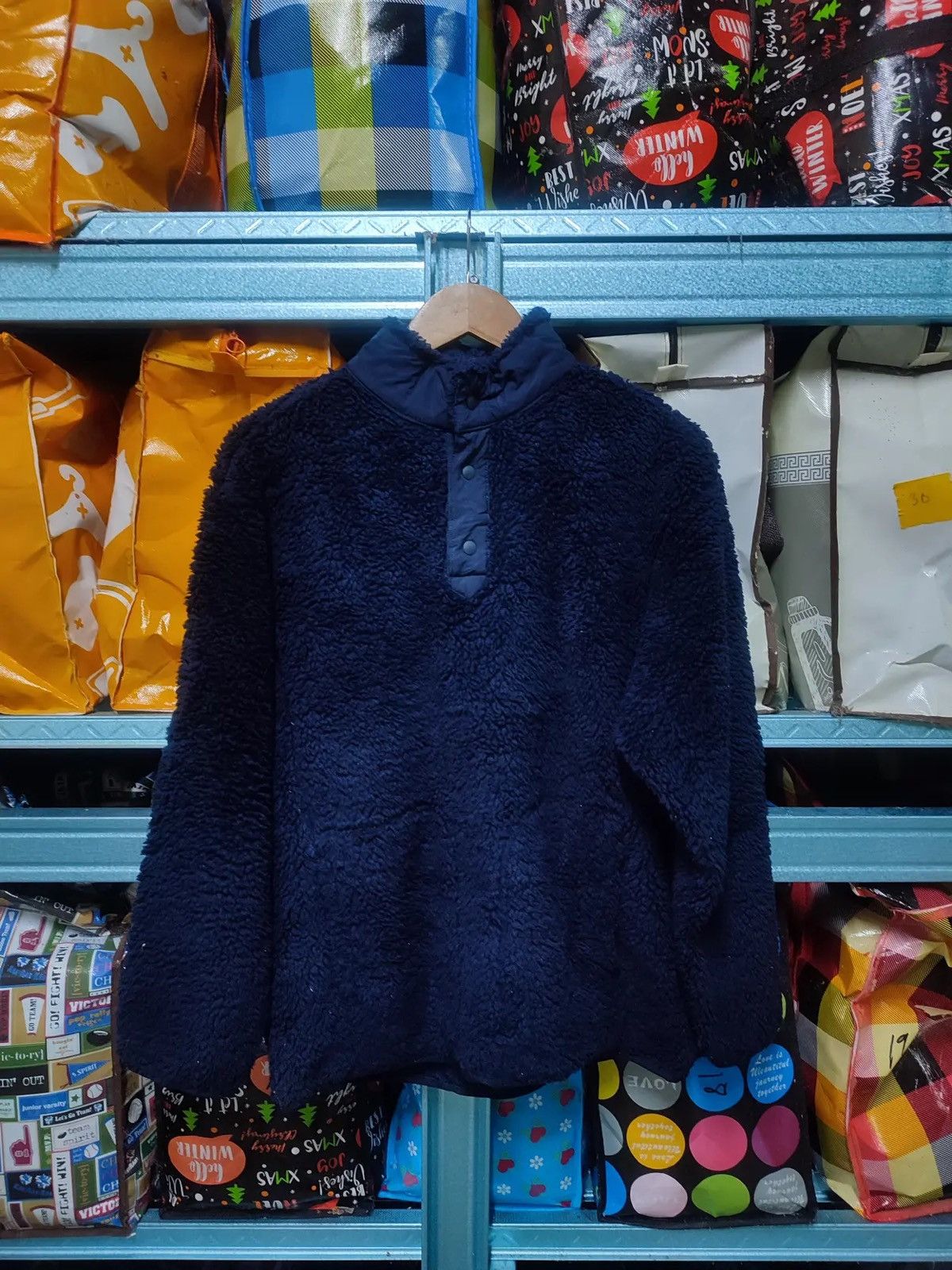 UNIQLO x White Mountaineering Fleece Pullover (Navy)