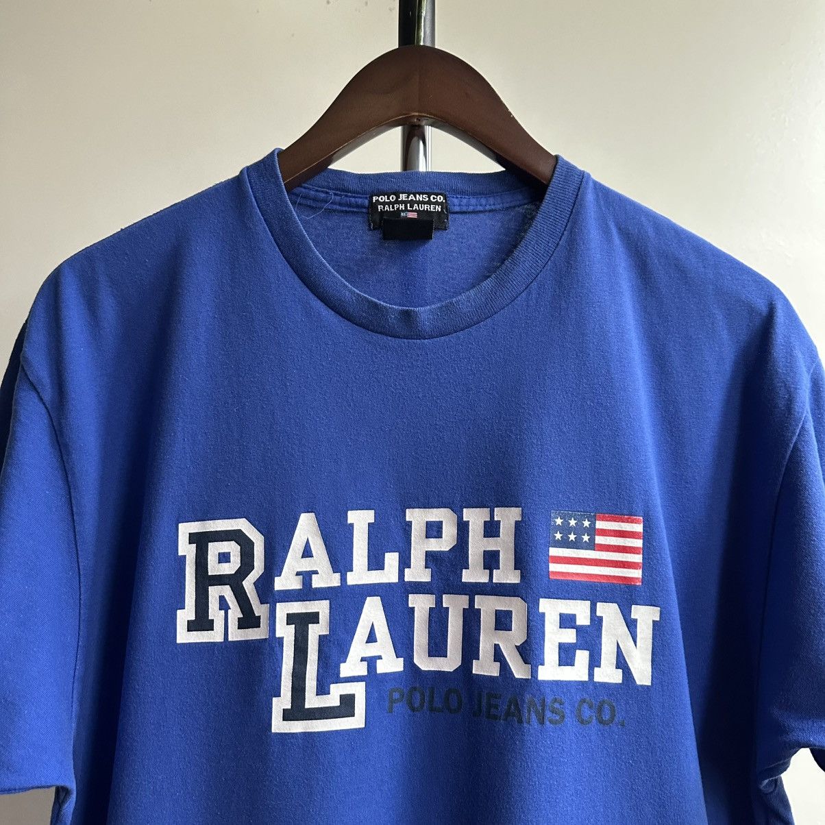 Polo Ralph Lauren Vintage Ralph Lauren Polo Jeans Co USA Tee Size US M / EU 48-50 / 2 - 2 Thumbnail