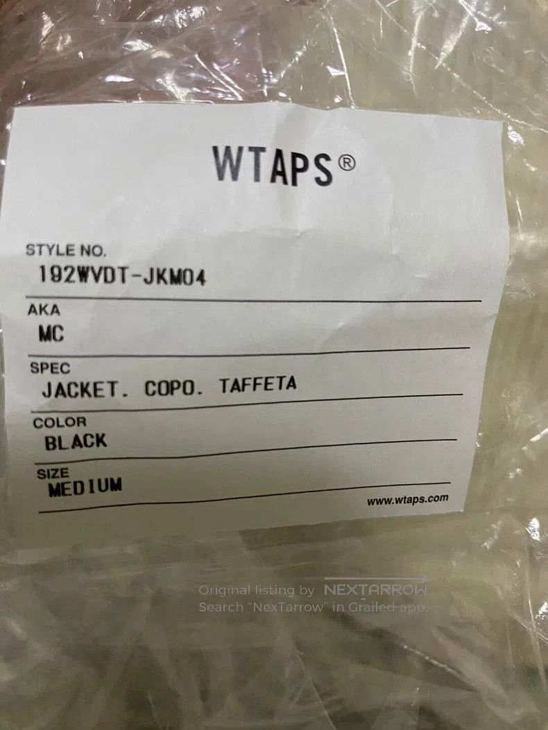 Wtaps WTAPS 19AW MC Jacket Copo Taffeta. Size US M / EU 48-50 / 2 - 6 Thumbnail