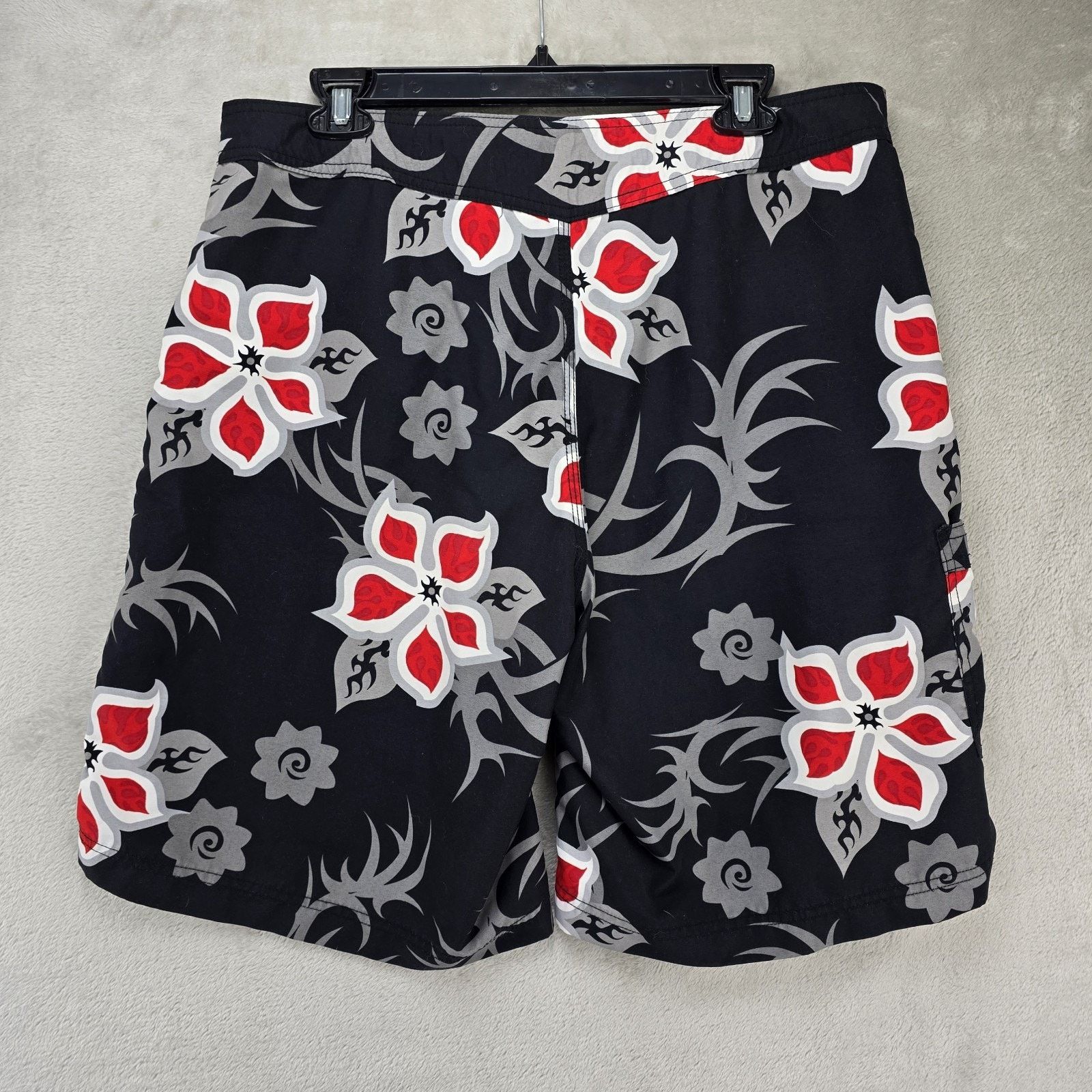 No Fear No Fear Board Shorts Mens 34 Floral Trival Swim Trunks Y2K Size US 34 / EU 50 - 6 Thumbnail