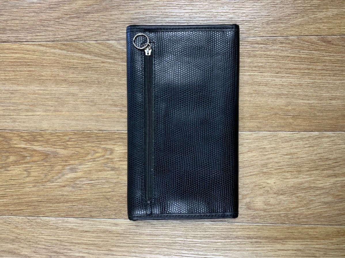 Moschino Moschino Black Leather Metal Letter Logo Purse Wallet Size ONE SIZE - 3 Thumbnail