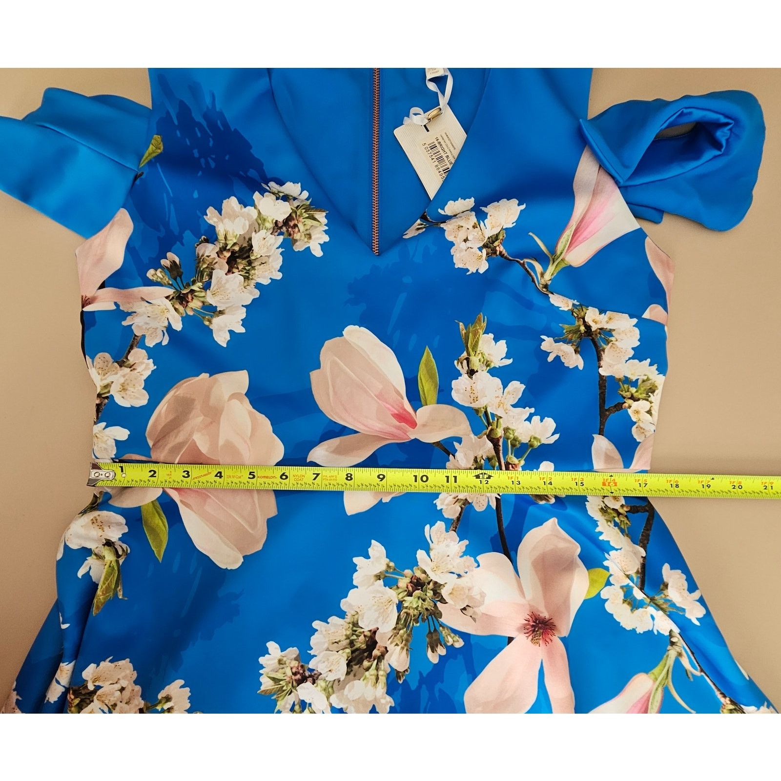 Ted Baker Ted Baker Ambre Harmony Cold Shoulder Floral Dress 5 US 12 Size XL / US 12-14 / IT 48-50 - 10 Thumbnail