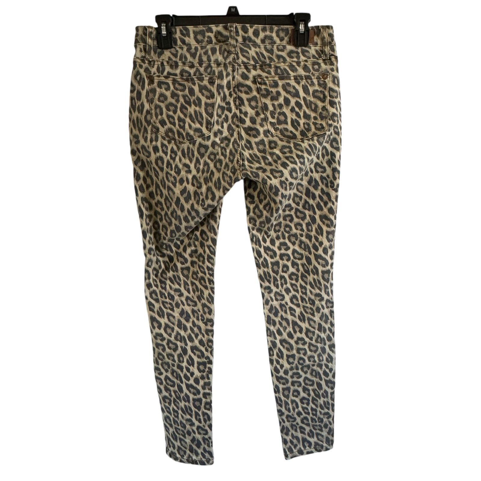 Judy Blue Judy Blue Jeans Size 7/28 Leopard Print Skinny Stretch Denim Size 28" / US 6 / IT 42 - 4 Thumbnail