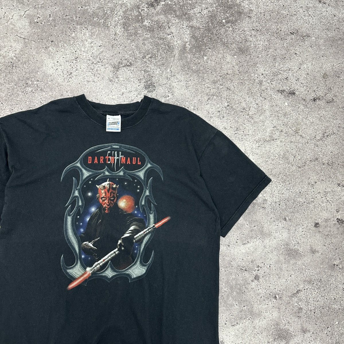 Star Wars Vintage 90s Star Wars Darth Maul tee Screen Stars y2k Film Size US XL / EU 56 / 4 - 3 Thumbnail