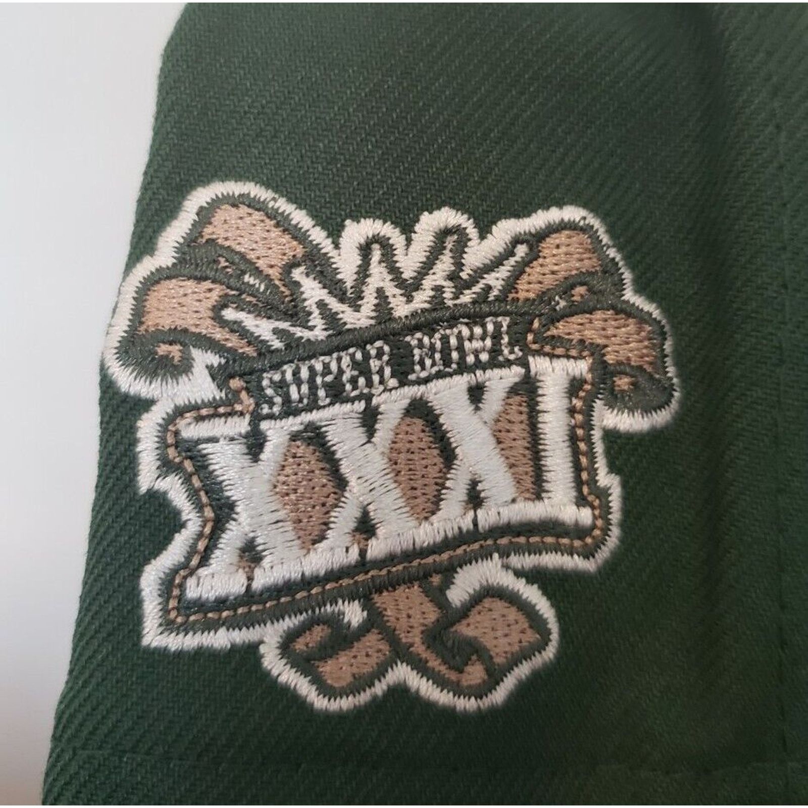 New Era Green Bay Packers Hat Super Bowl 31 Size 8 Green New Era Size ONE SIZE - 4 Thumbnail