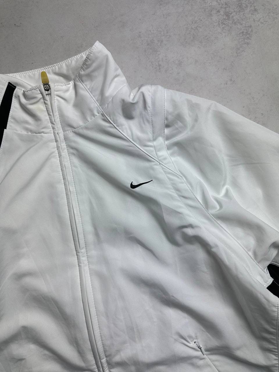 Nike Vintage Nike Swoosh Boxy Nylon Olympic Zip Jacket Y2K M Size US M / EU 48-50 / 2 - 3 Thumbnail