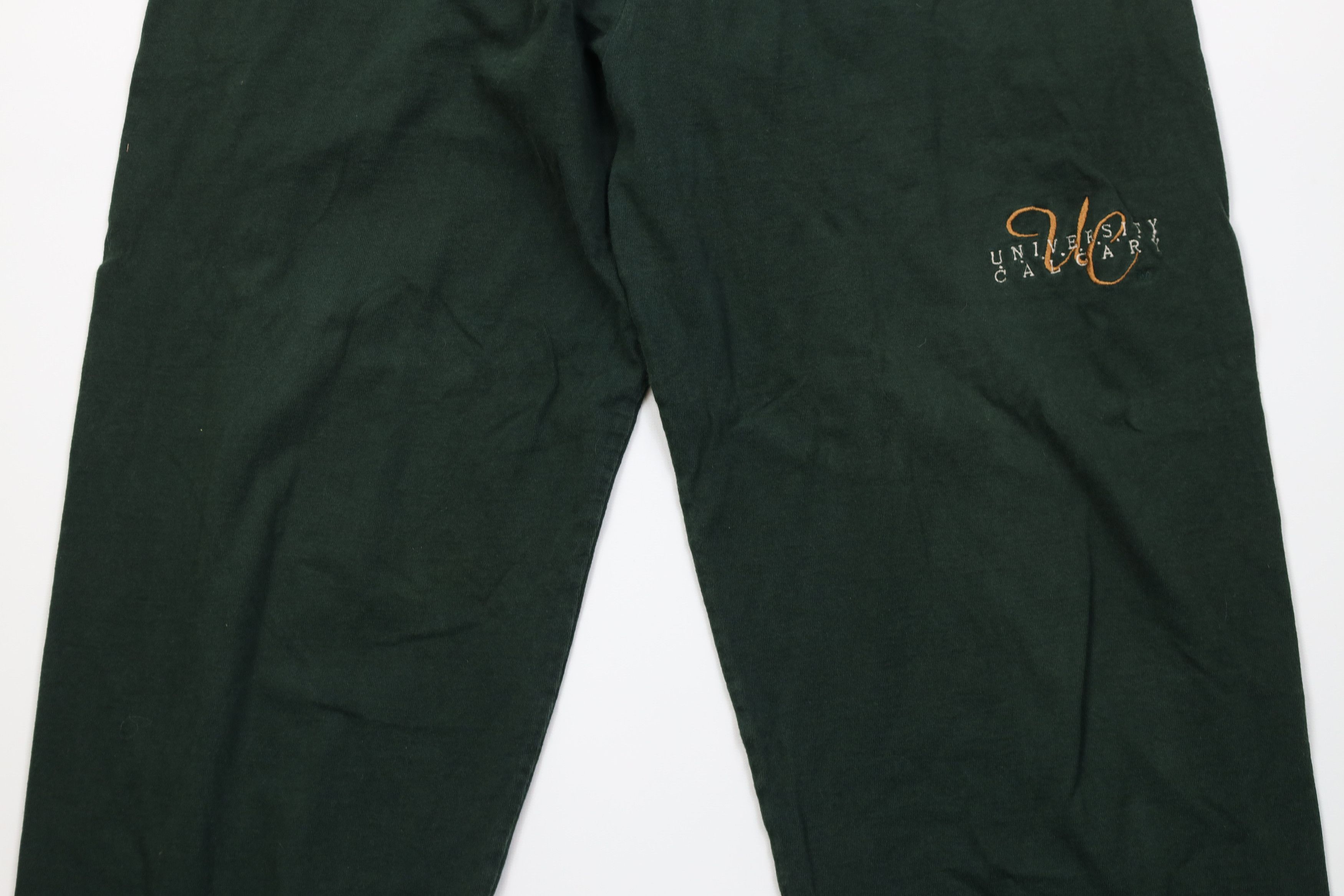 Vintage Vintage 90s Spell University of Calgary Canada Joggers Pants Size US 34 / EU 50 - 3 Thumbnail