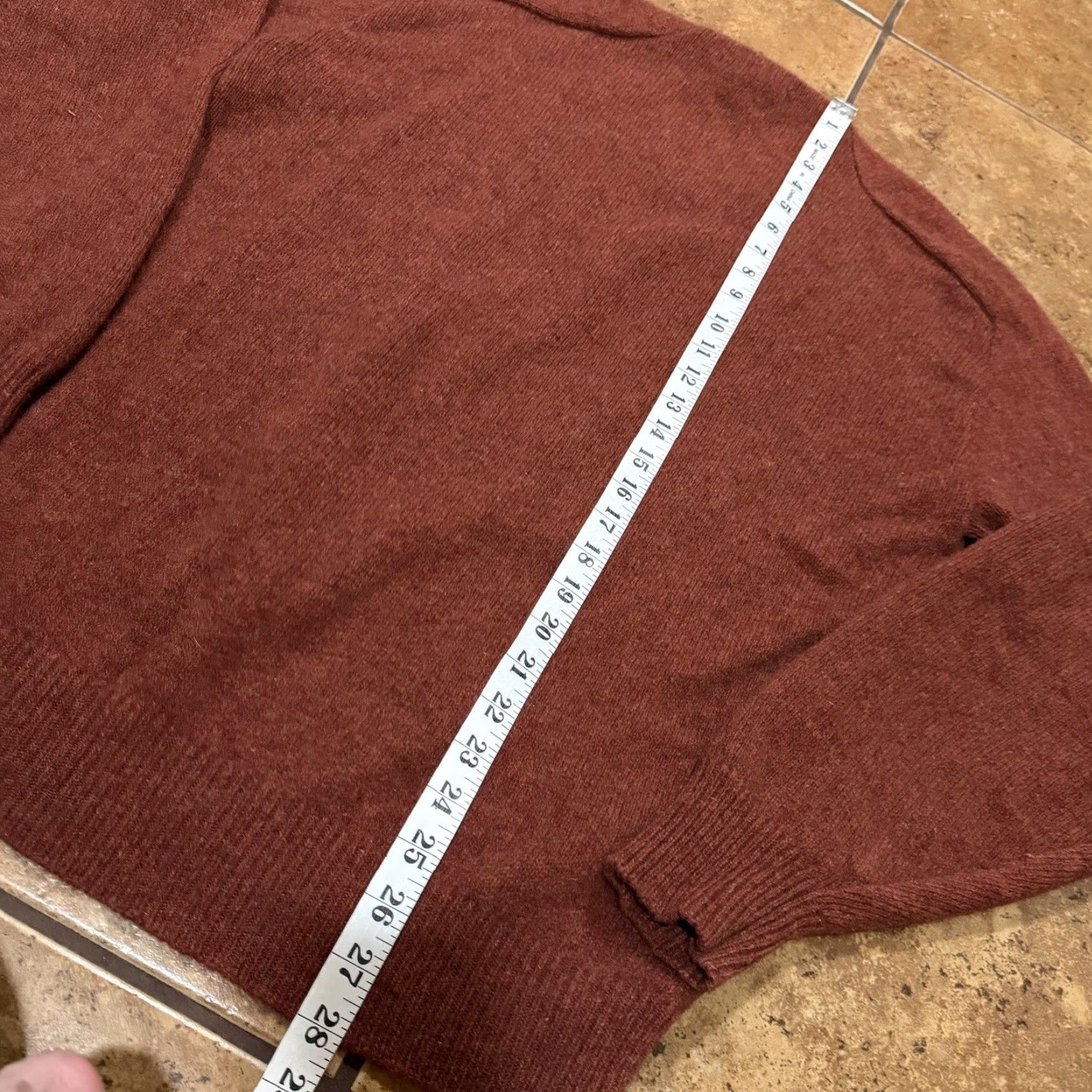 Vintage VINTAGE Revere Wool Sweater Brick Red 2 Ply Large XL Mens Pullover Crew Neck 50s 60s Classic, College, Retro, Minimalist, Aesthetic Size US XL / EU 56 / 4 - 6 Thumbnail
