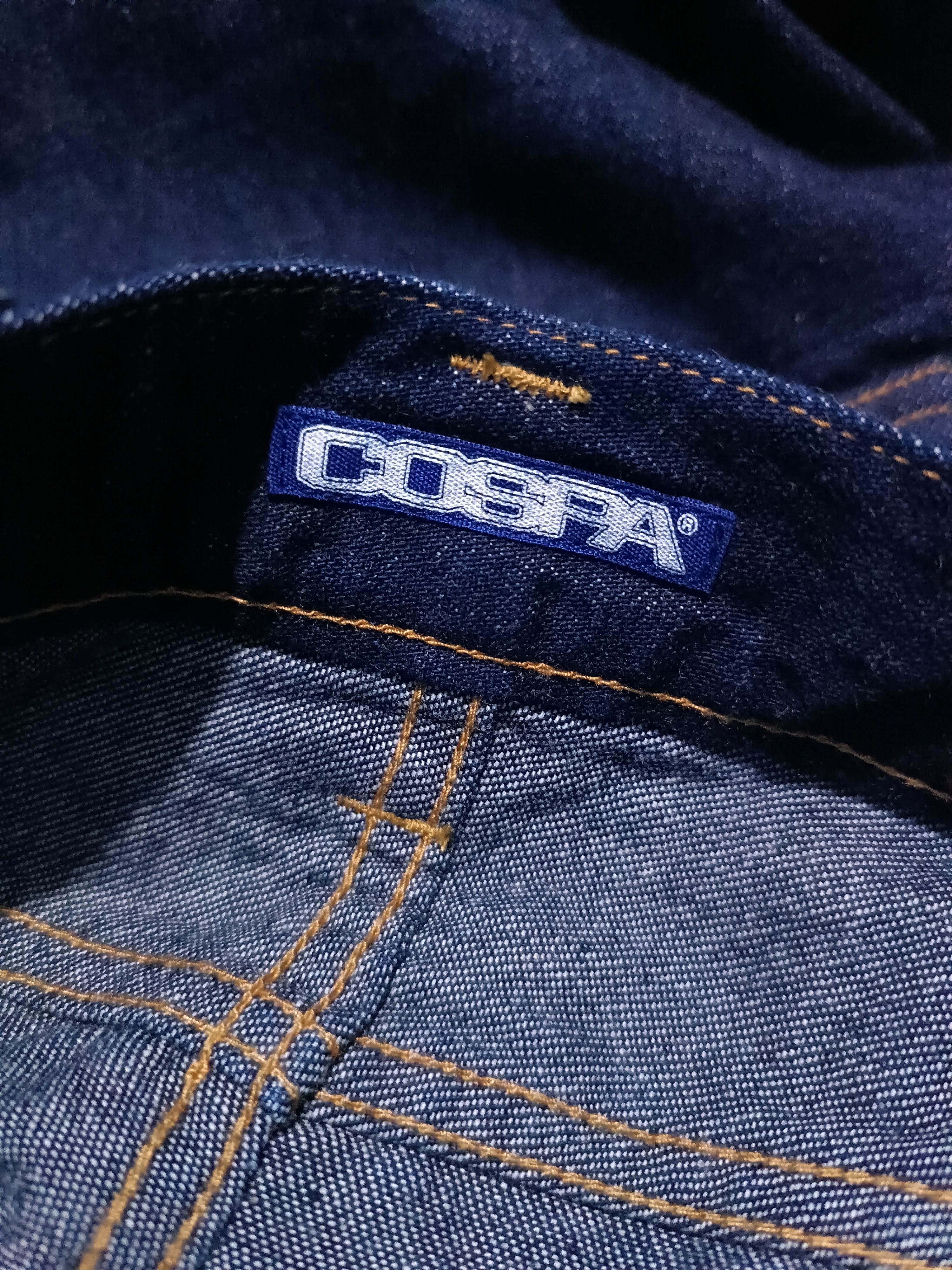 Japanese Brand 🇯🇵Extremely Rare Eva Cospa Evangelion Line Design Denim Size US 30 / EU 46 - 6 Thumbnail