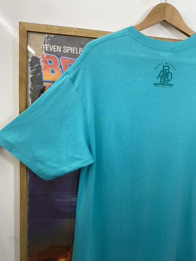 Bape 2007 Vintage Bape Busy Works Lined Centre Spellout Tee Size US L / EU 52-54 / 3 - 3 Thumbnail