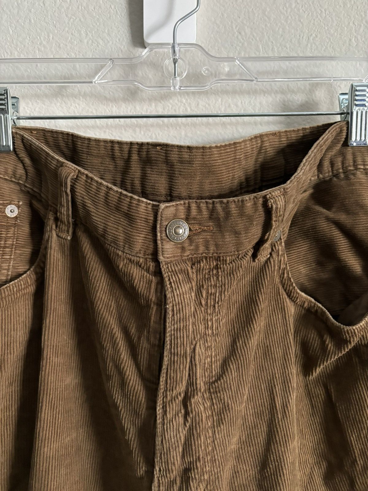 Polo Ralph Lauren Vintage Polo Ralph Lauren Men's Brown Corduroy Trousers Size US 37 - 5 Thumbnail
