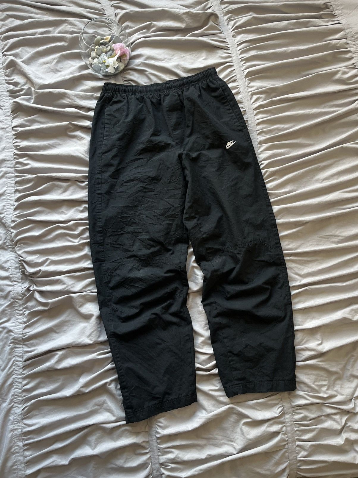 Nike Vintage 90s Nike Track Pants Baggy Wide Rare Y2K Size US 34 / EU 50 - 1 Thumbnail