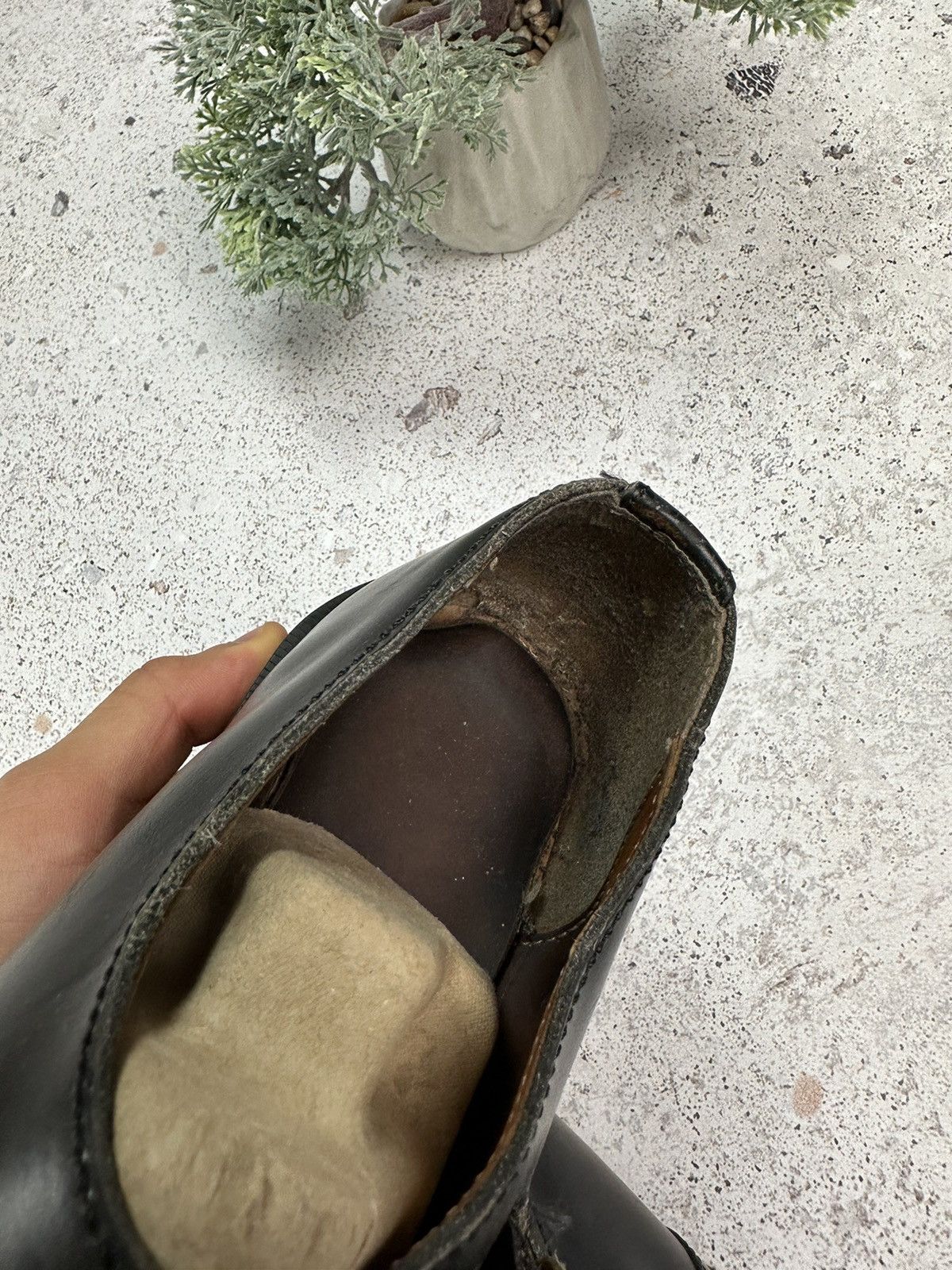 Dr. Martens × Vintage Vintage 90s Dr Martens Goth Chunky Platform Leather Mules 10 Size US 8 / EU 41 - 7 Thumbnail