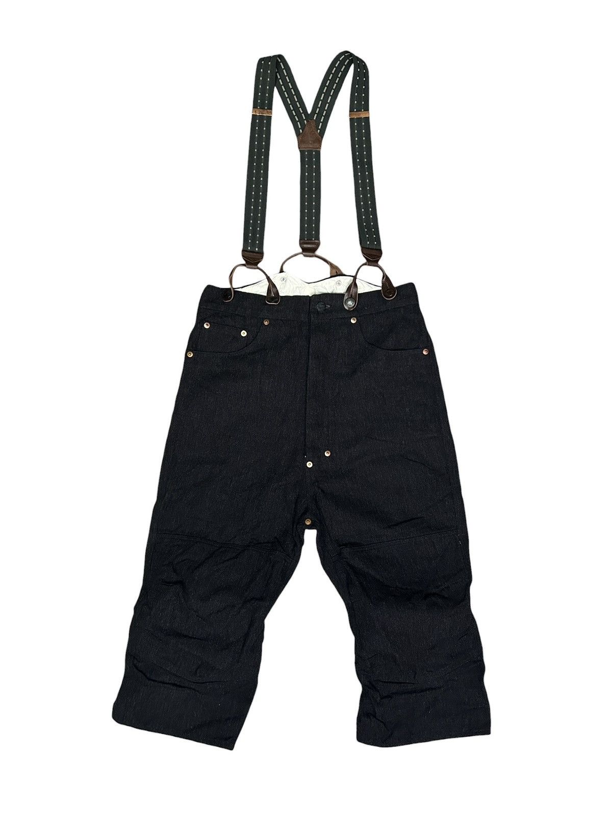 Paul Harnden Shoemakers 3/4 Denim with Suspenders Size US 28 / EU 44 - 1 Thumbnail