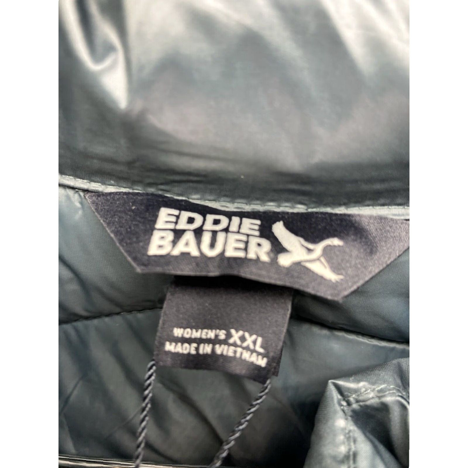 Eddie Bauer Eddie Bauer Down Puffer Jacket Coat Women 2XL Blue Packable Full Zip NWT Green Nylon Coat Size XXL / US 16-18 / IT 52-54 - 7 Thumbnail